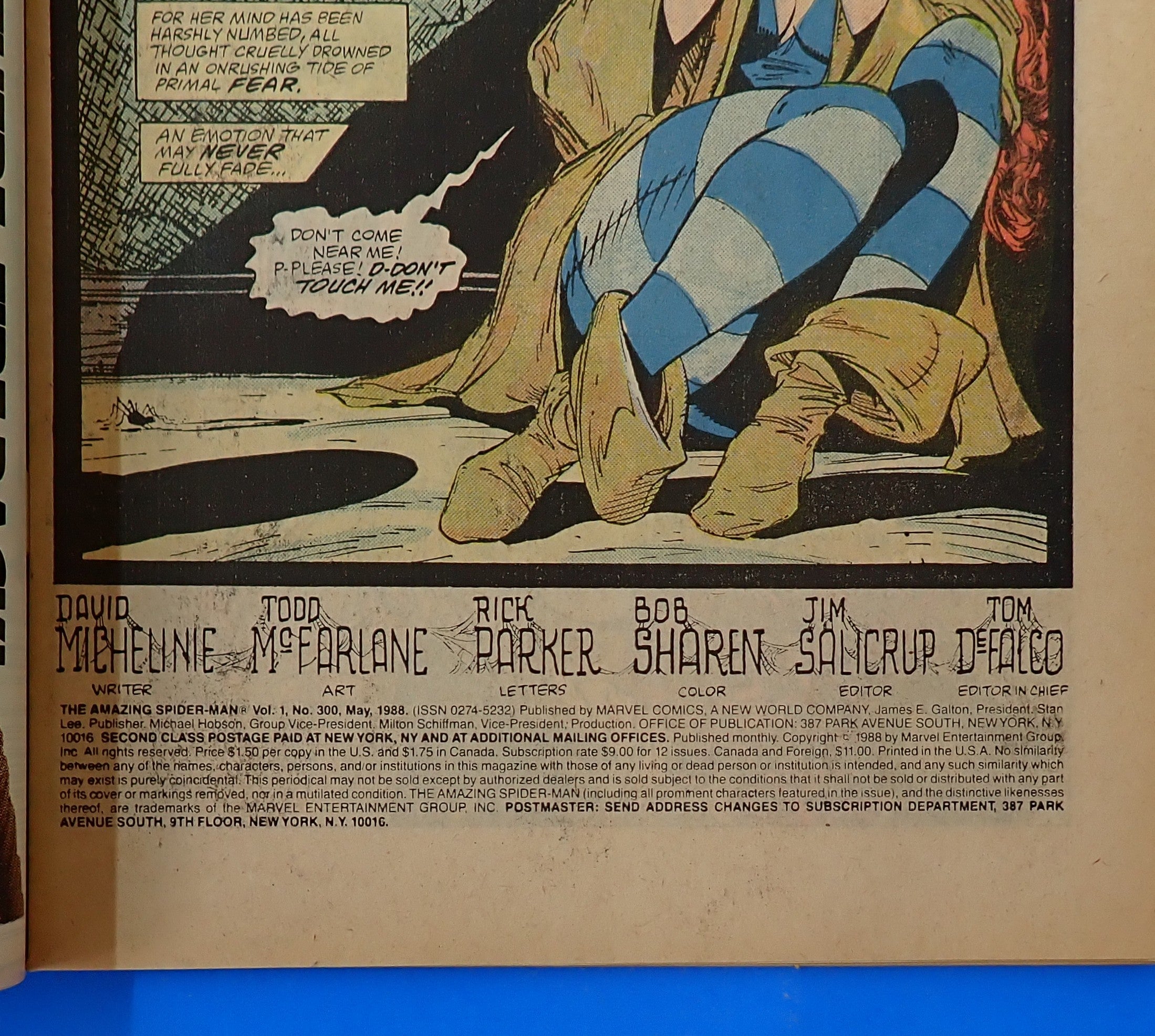 Amazing Spider-Man #300 (1988) - FN/VF- (7.0-7.5) - 1st Full App. Venom