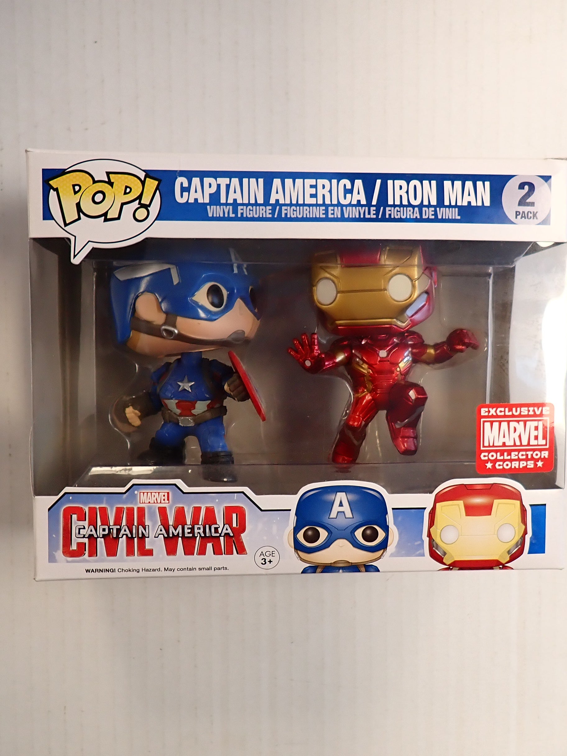 Captain America Iron Man 2 pack - POP!