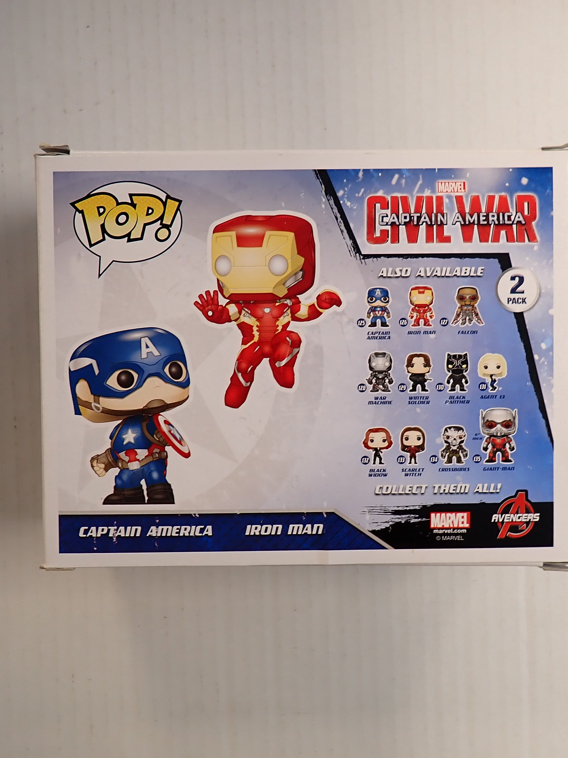 Captain America Iron Man 2 pack - POP!