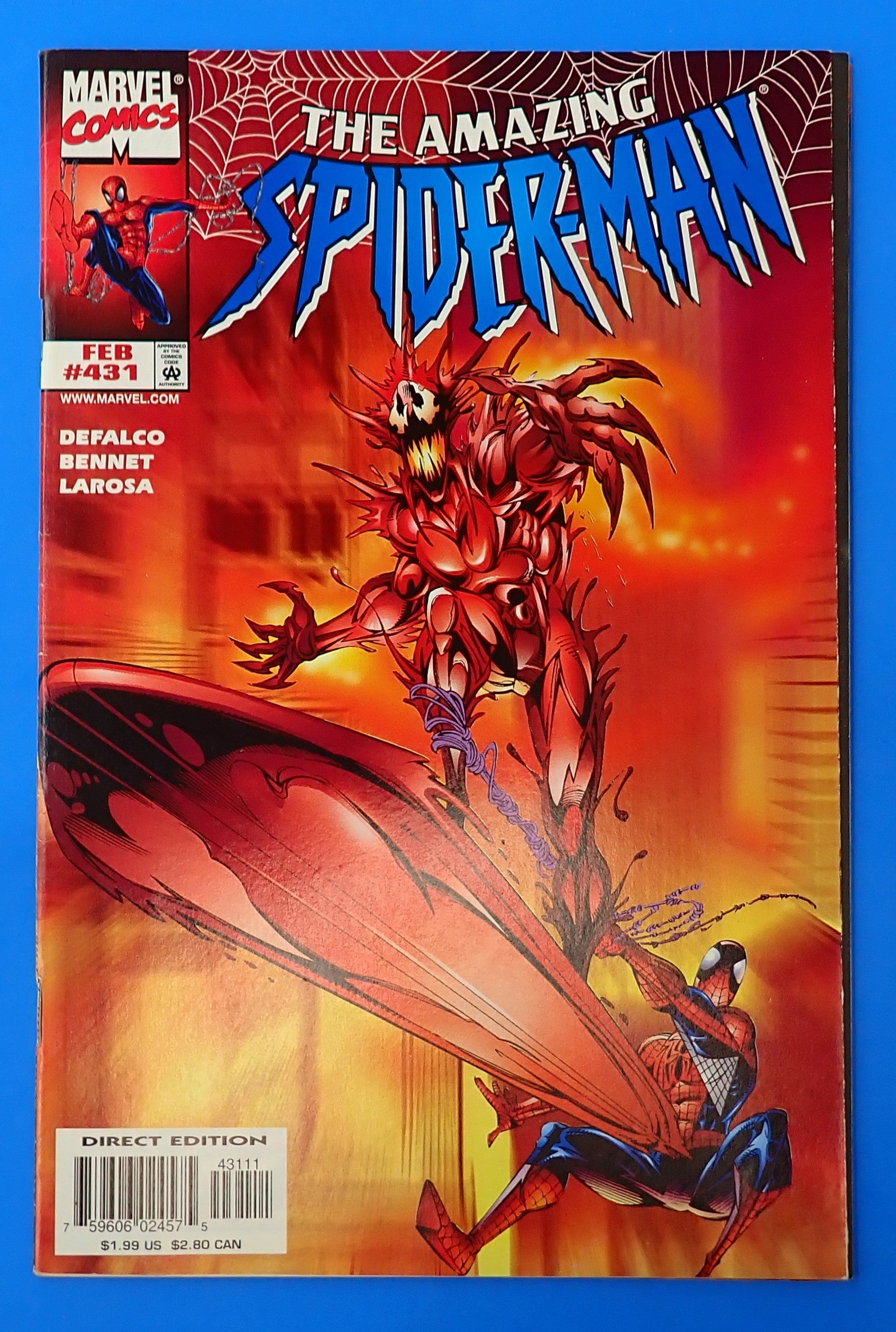 Amazing Spider-Man #431 (1998) - VG/FN (5.0) - 2nd App. Cosmic Carnage