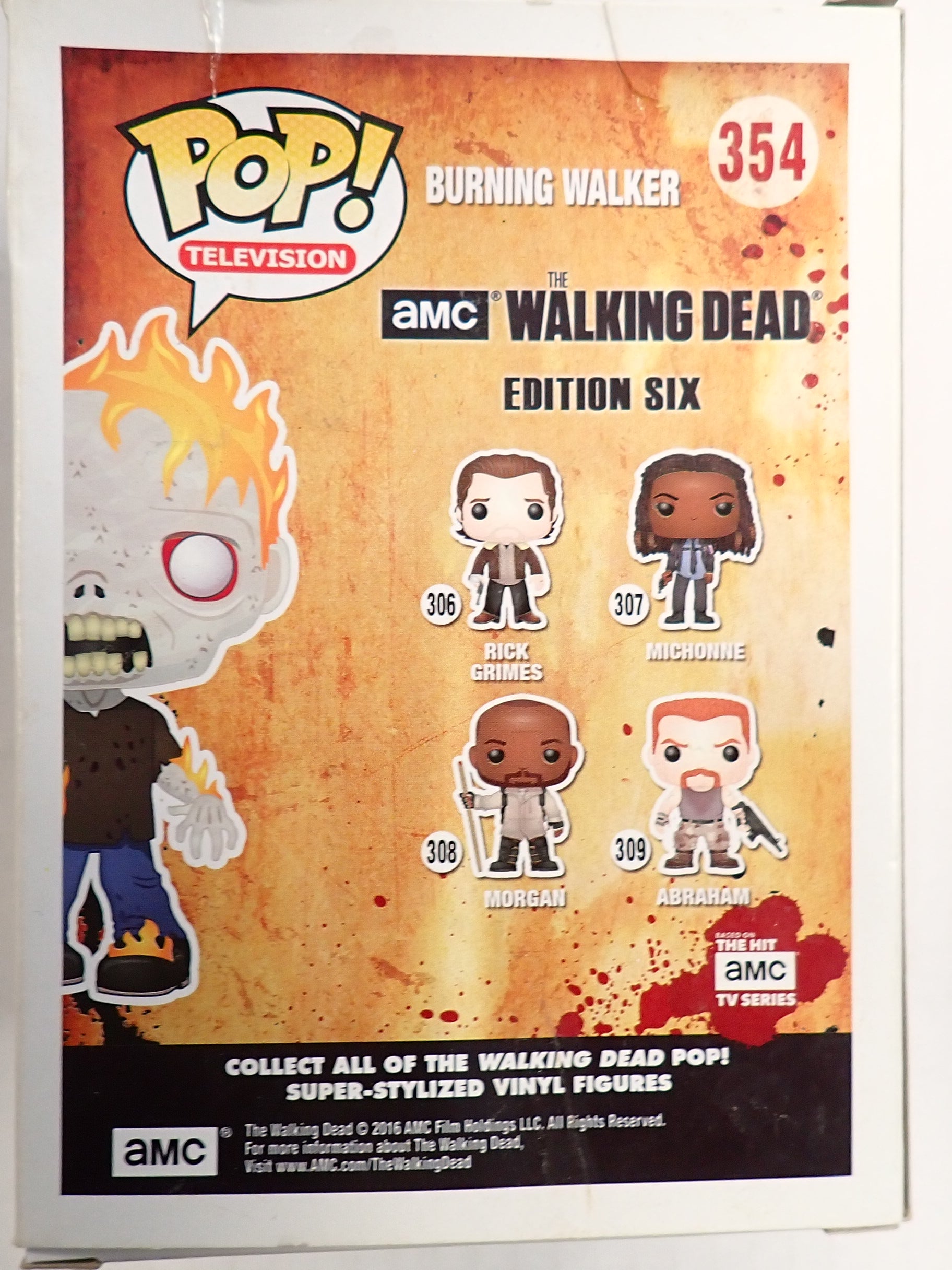 The Walking Dead Burning Walker - POP! #354