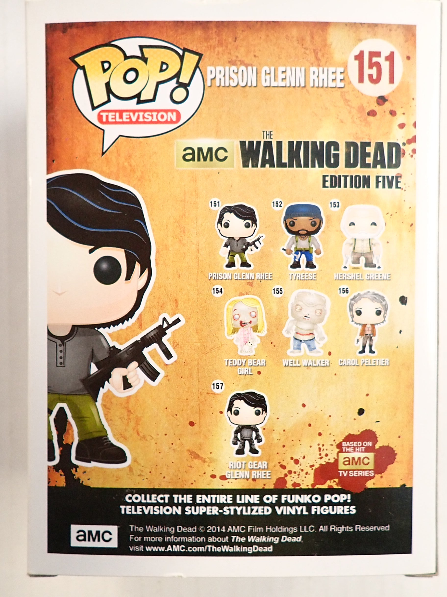 The Walking Dead Prison Glenn Rhee - POP! #151