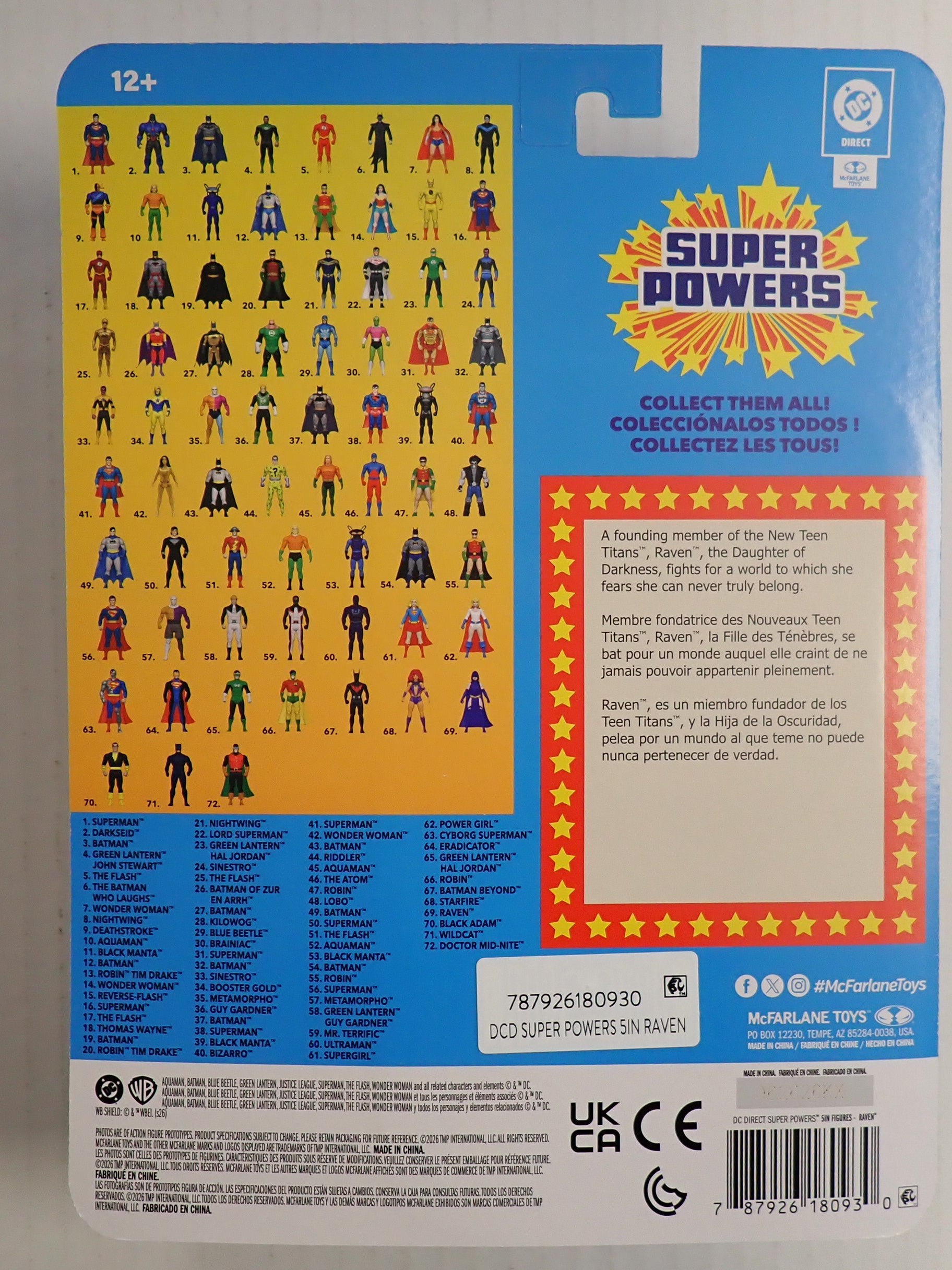 Raven Super Powers - Mcfarlane Toys [Pre-Owned]