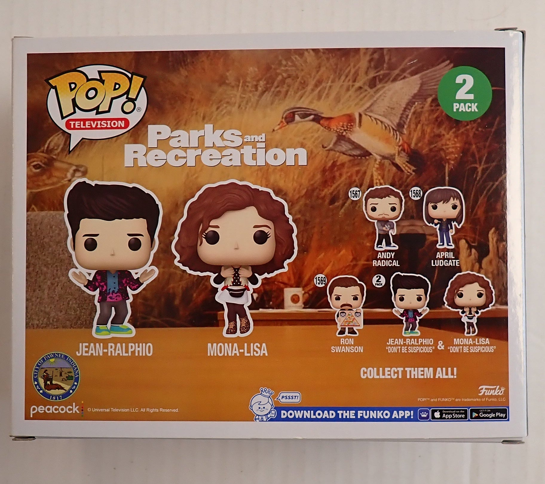 Don't be Suspicious Jean-Ralphio Mona-Lisa - POP! #2 pack