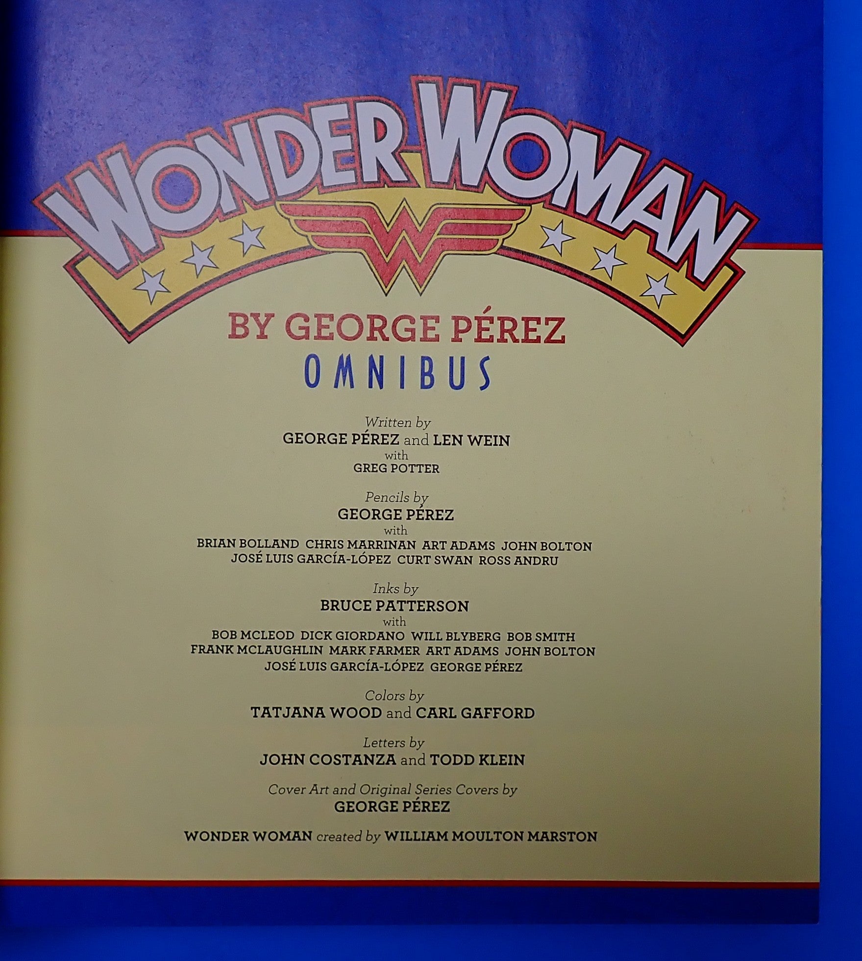 Wonder Woman by George Perez Omnibus Vol. 1 - SIGNED [Pre-Owned]