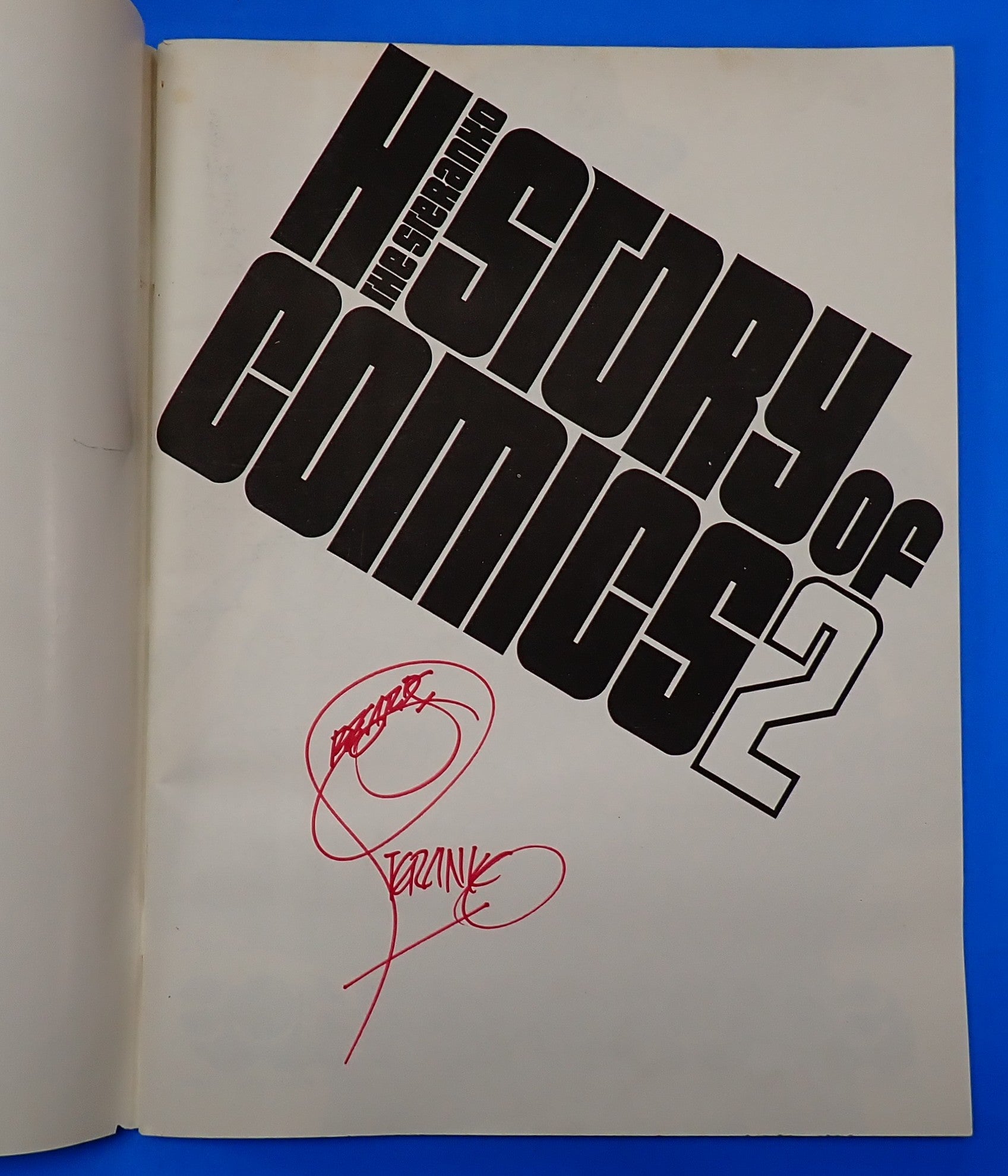 The Steranko History of Comics 2 - SIGNED [Pre-Owned]