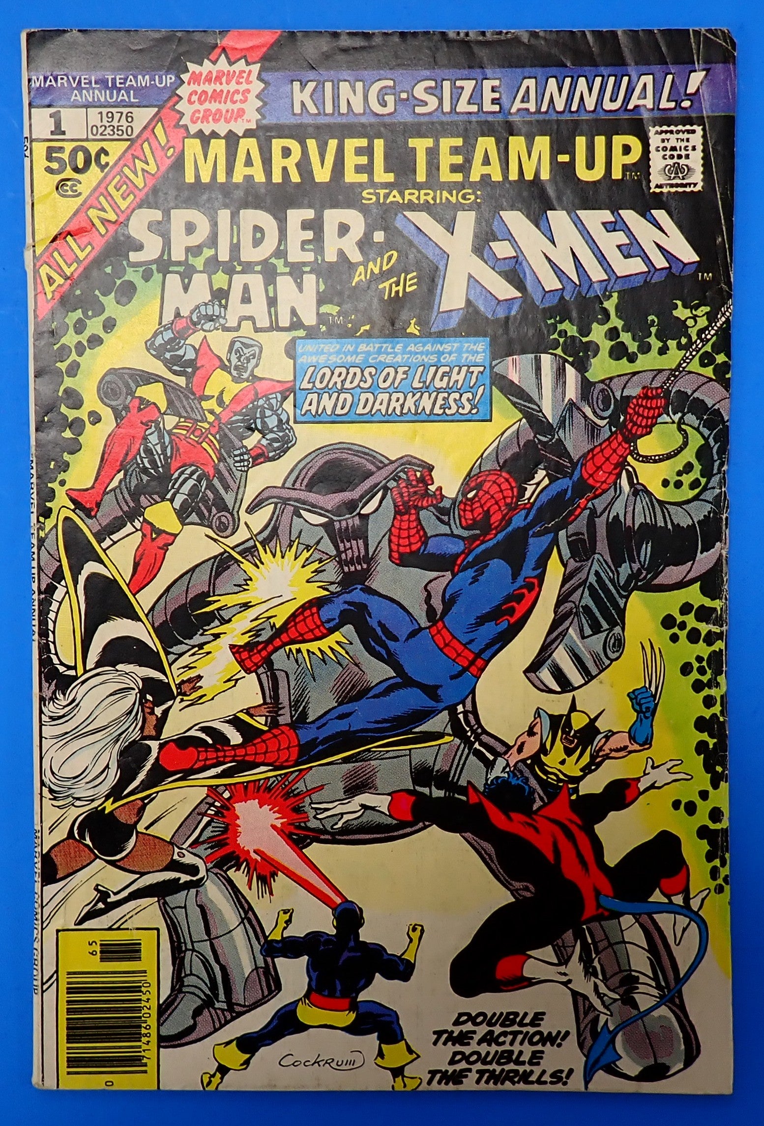 Marvel Team-Up Annual #1 (1976) - VG (4.0) - 1st Meeting of New X-Men & Spider-Man