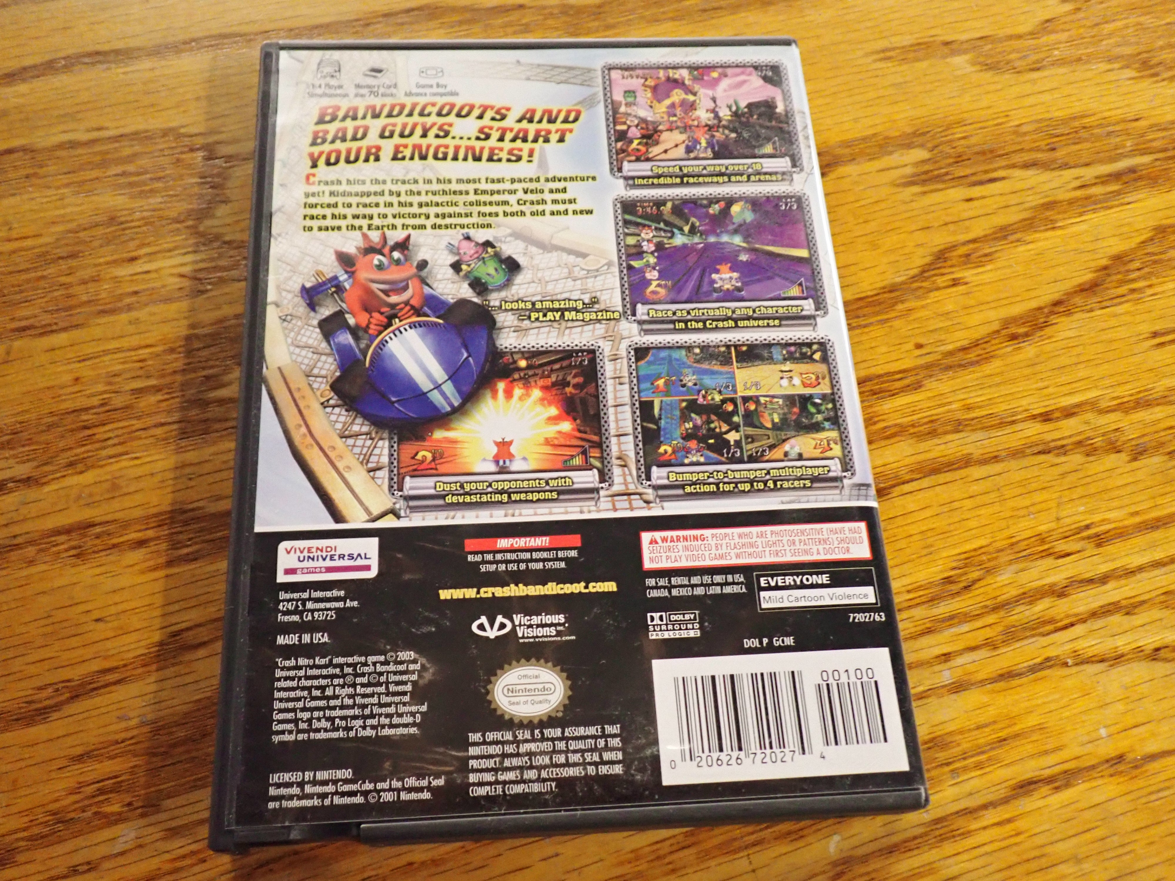 Crash Nitro Kart - GC