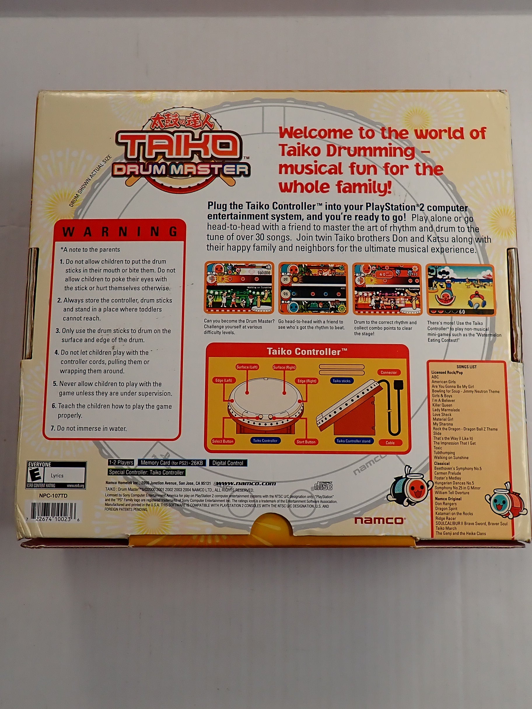 Taiko Drum Master With Controller - PlayStation 2 [Pre-Owned]