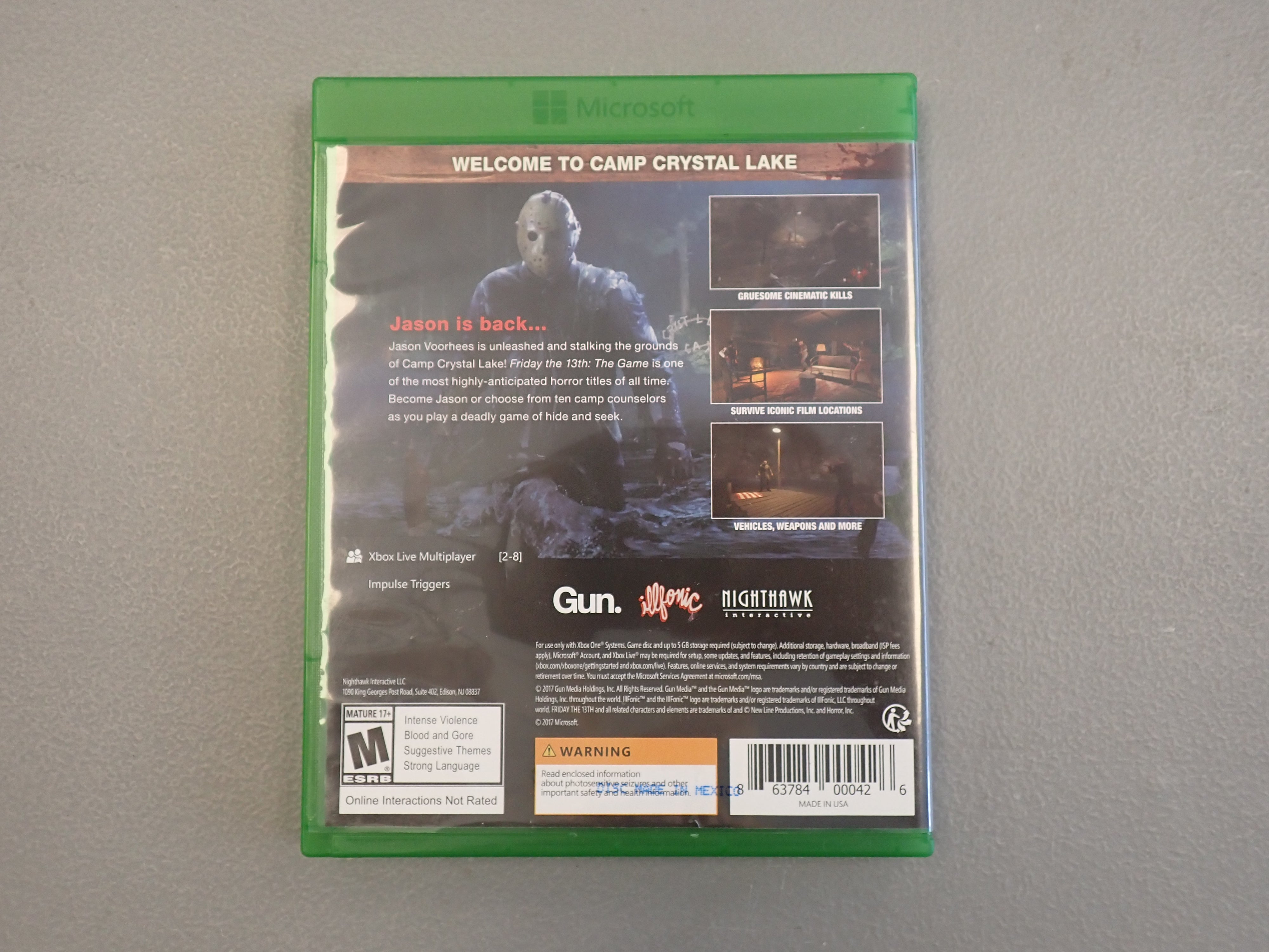 Friday the 13th XBONE
