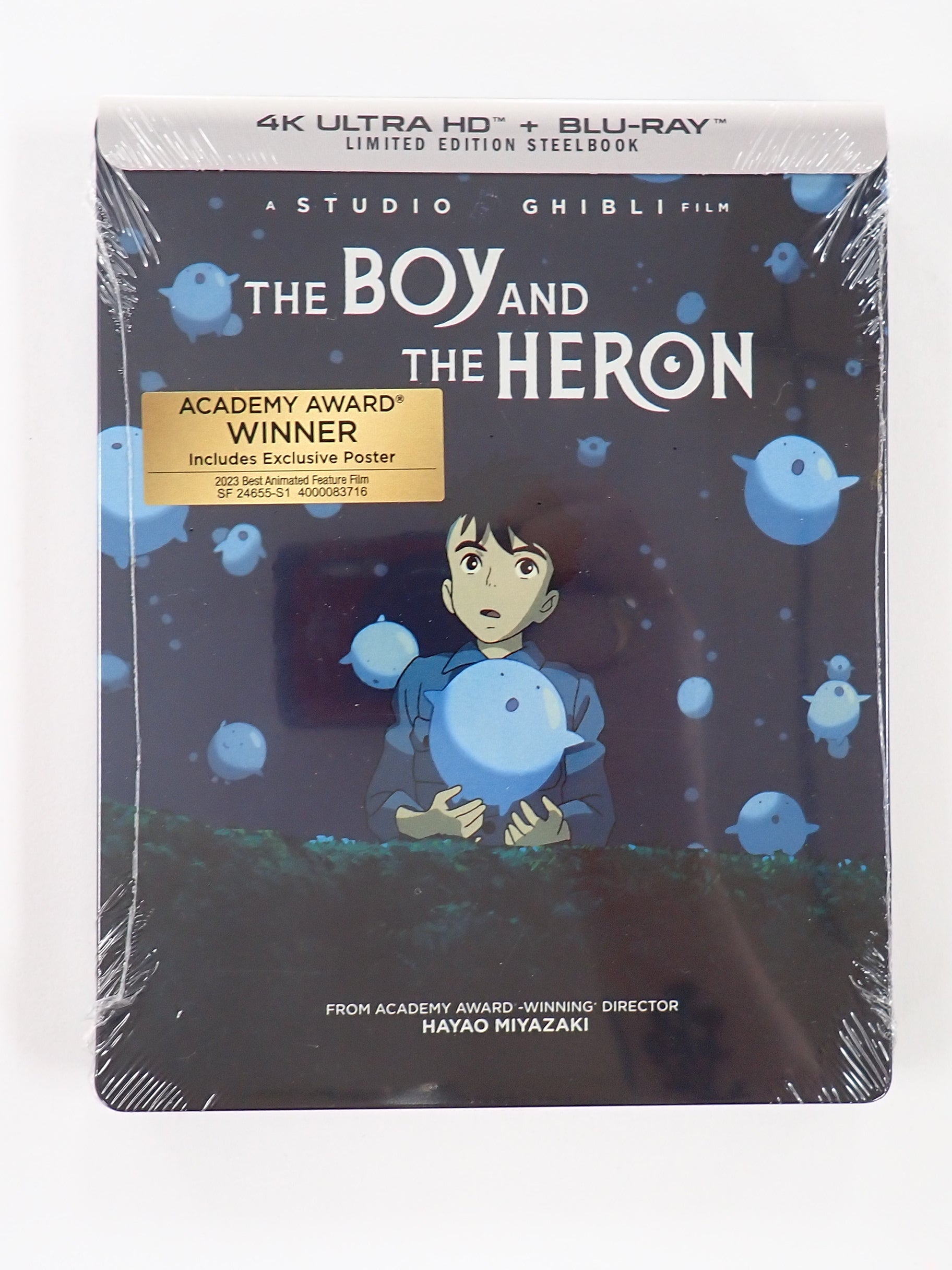 The Boy and the Heron (Sealed Steel Book) - Blu-Ray