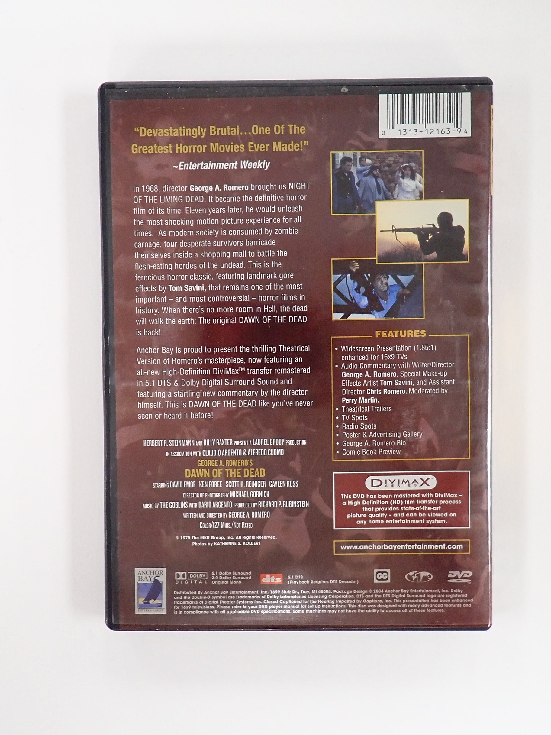 George A Romero's Dawn of the Dead - DVD