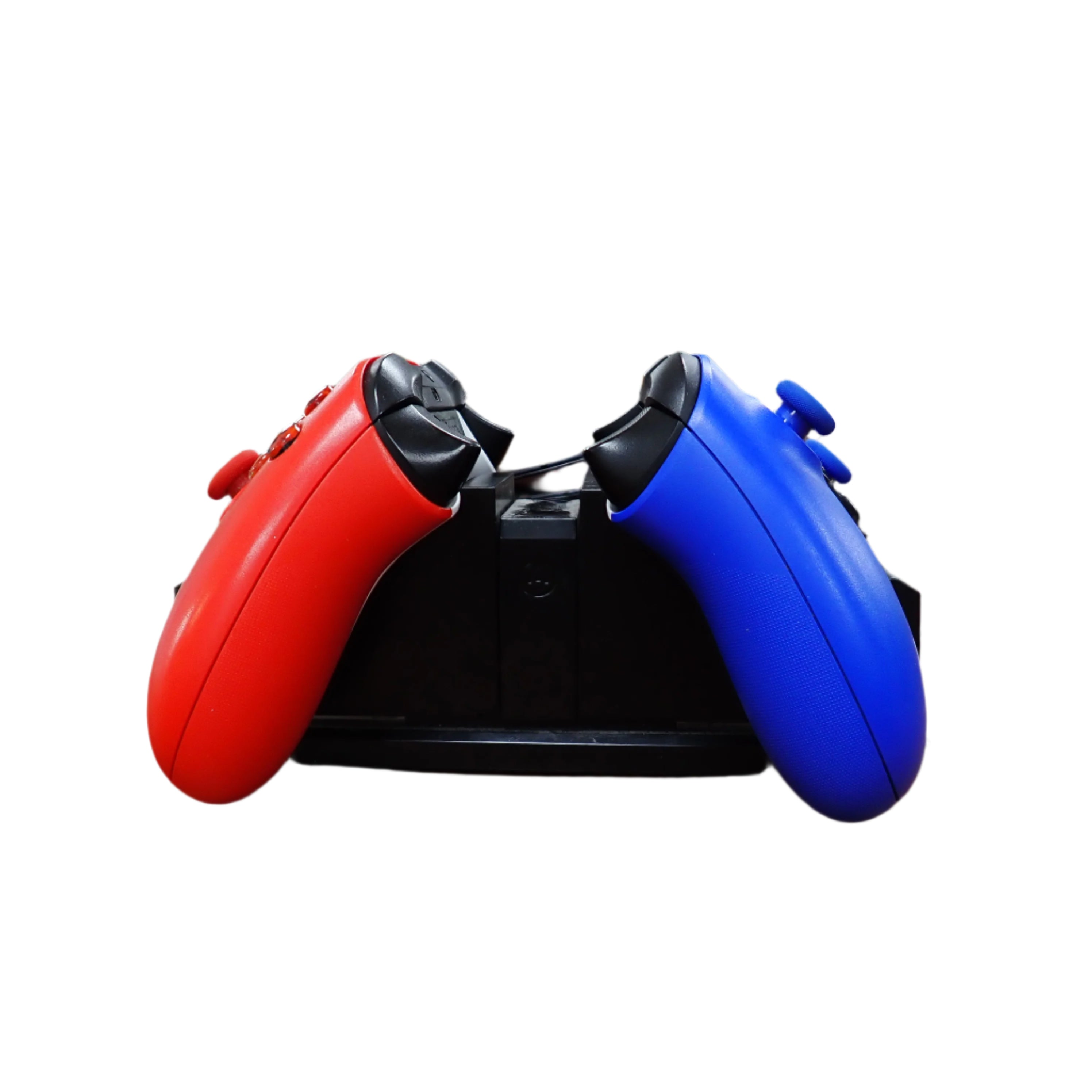 Xbox Series X / S Controllers (red and blue) and charger