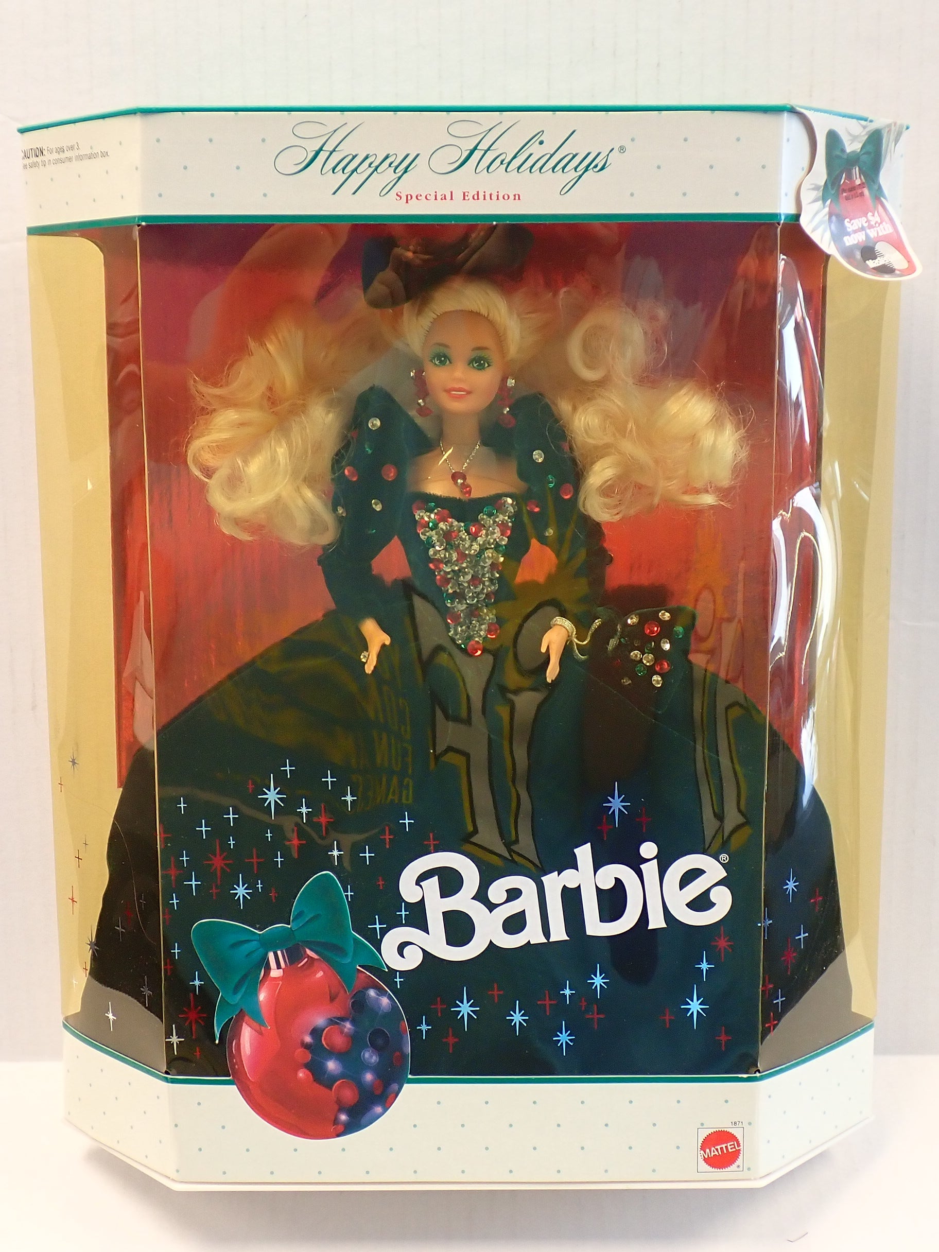 1991 Special Edition Happy Holidays Barbie [Pre-Owned]