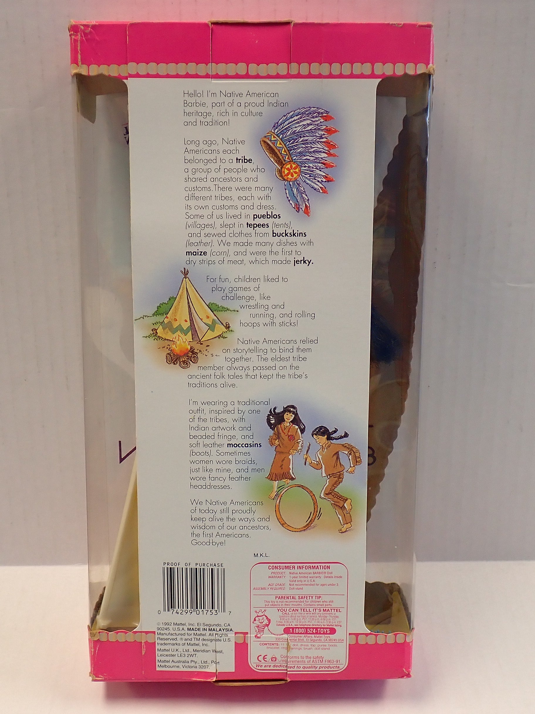 Native American Barbie - Dolls of the World Collection [Pre-Owned]