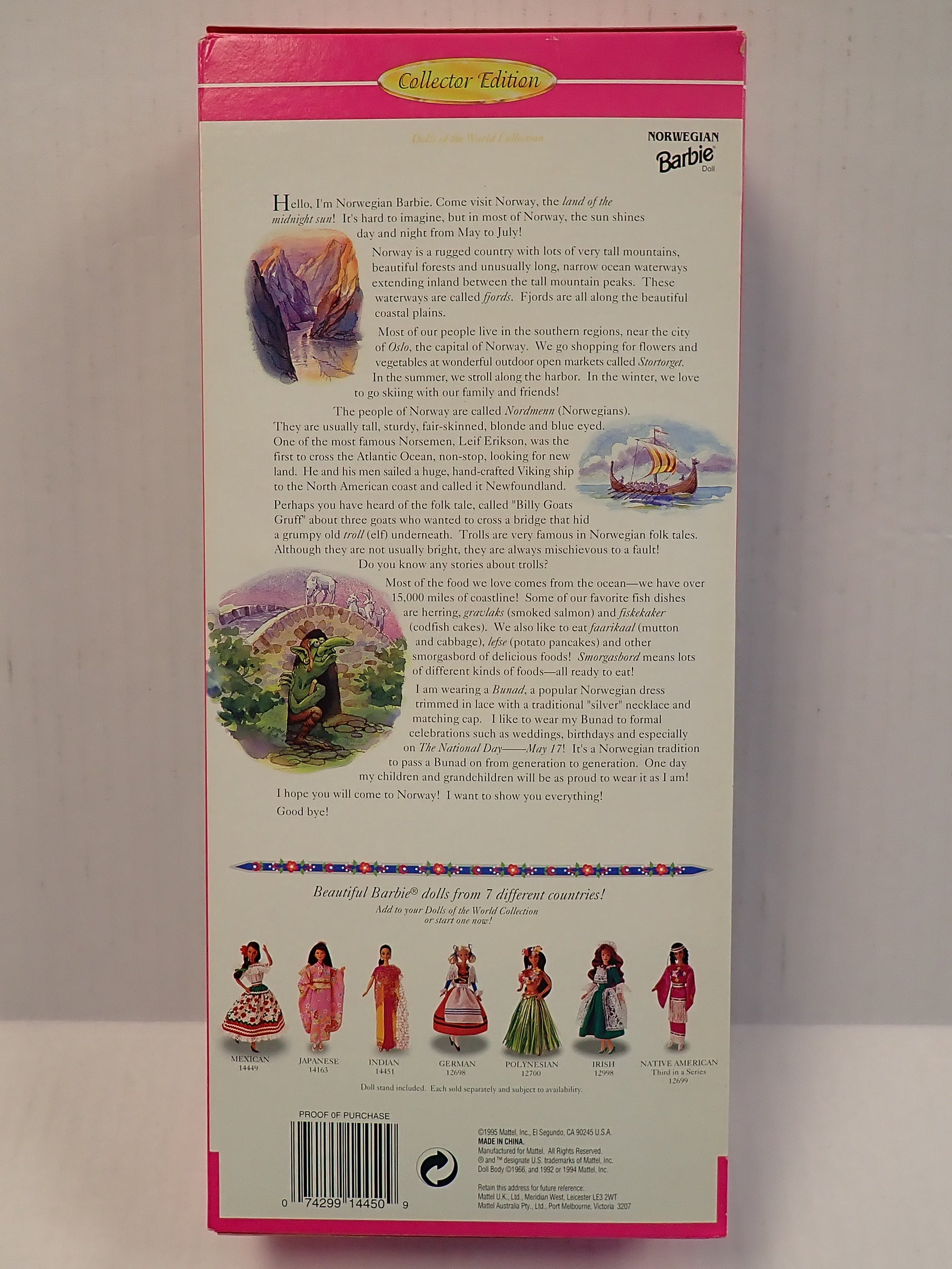 Norwegian Barbie  - Dolls of the World Collection [Pre-Owned]