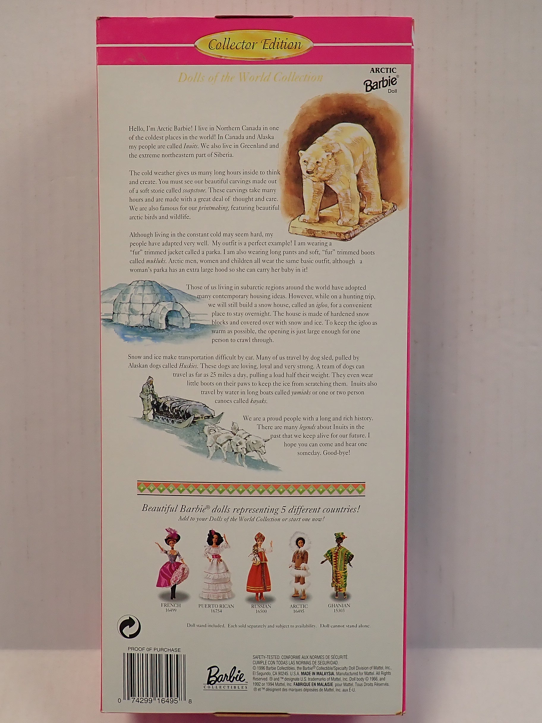 Arctic Barbie - Dolls of the World Collection [Pre-Owned]