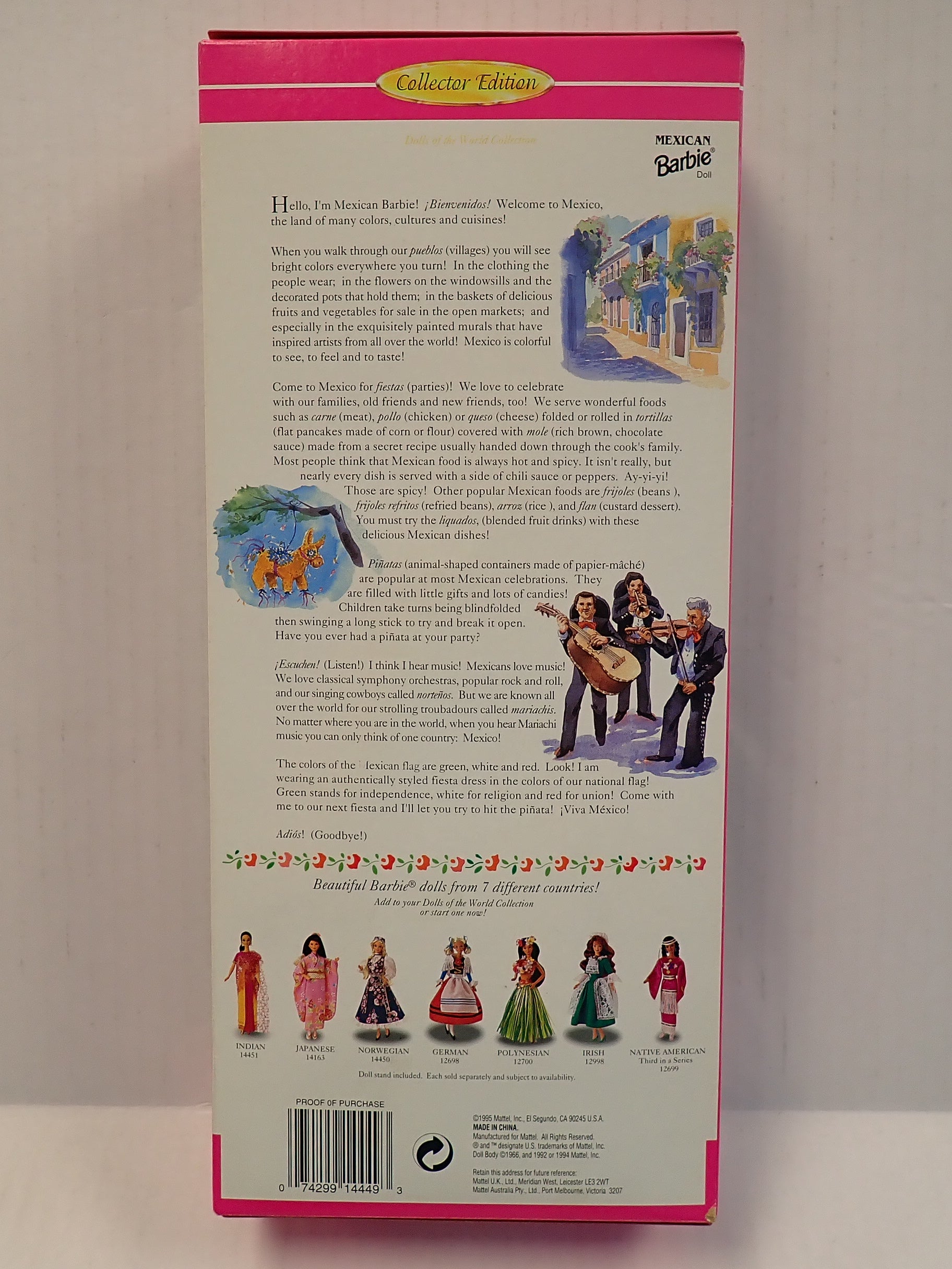 Mexican Barbie - Dolls of the World Collection [Pre-Owned]