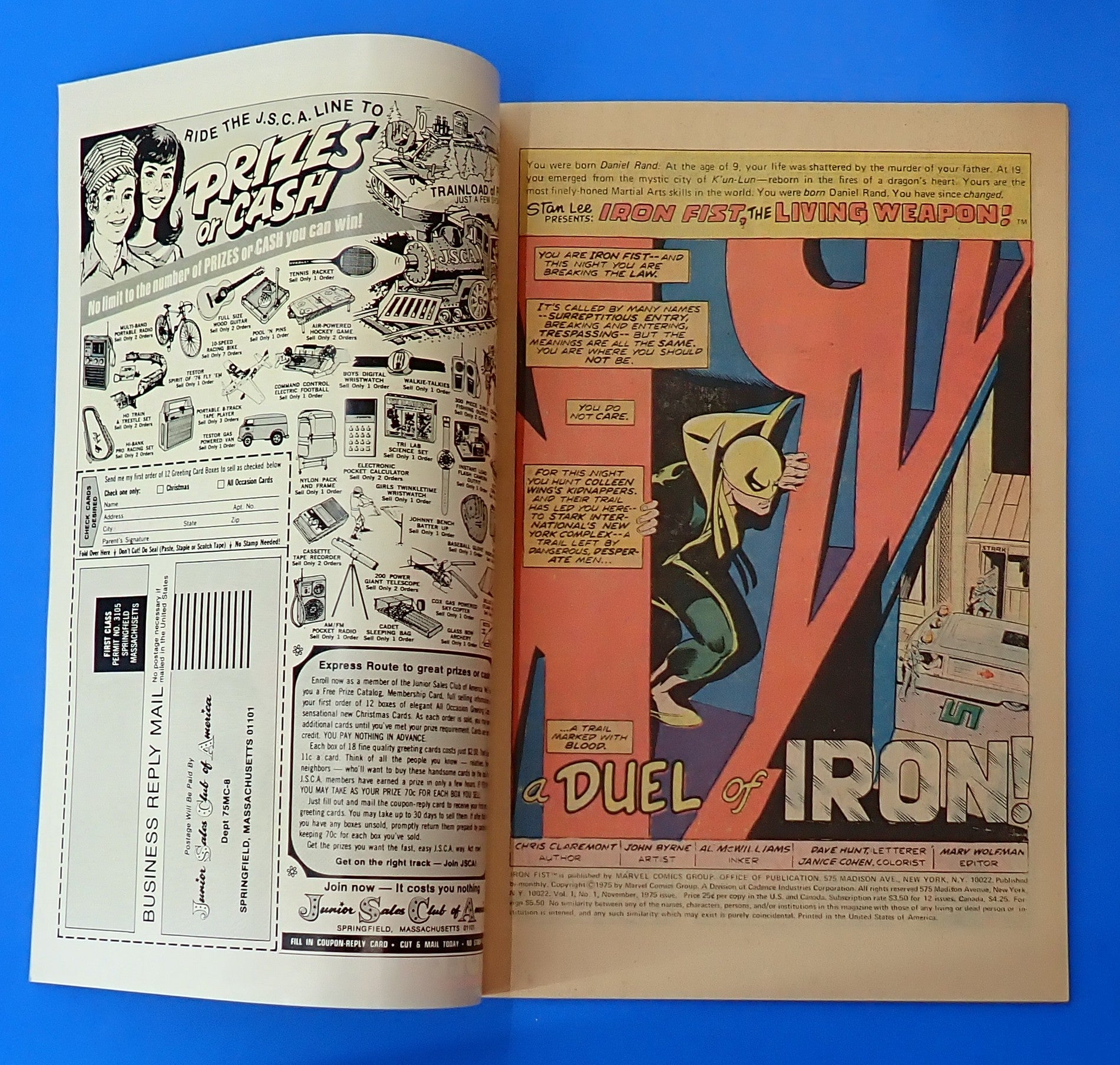Iron Fist #1 (1975) - VG/FN (5.0) - 1st Solo Titled Iron Fist