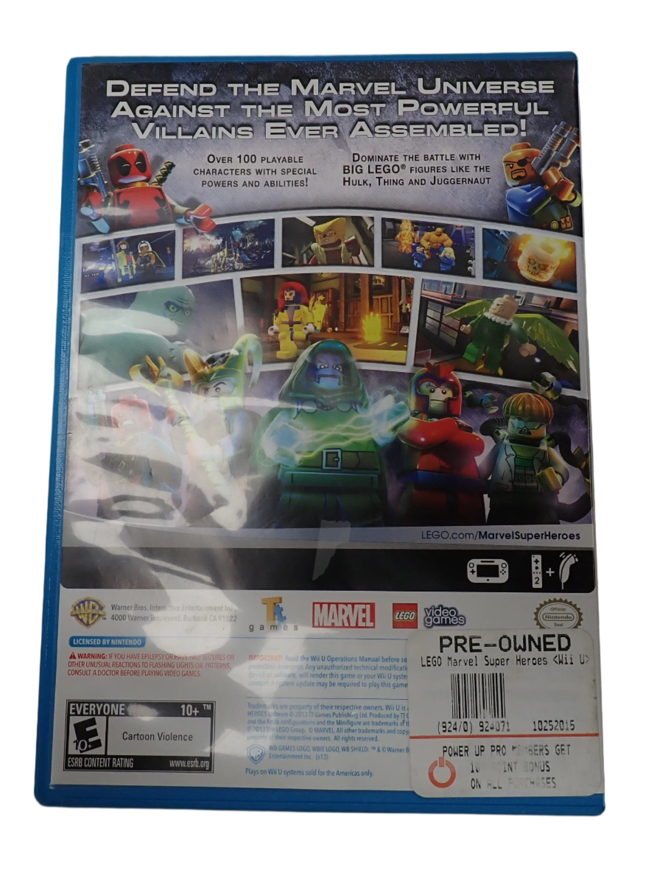 LEGO Marvel Super Heroes - Wii U