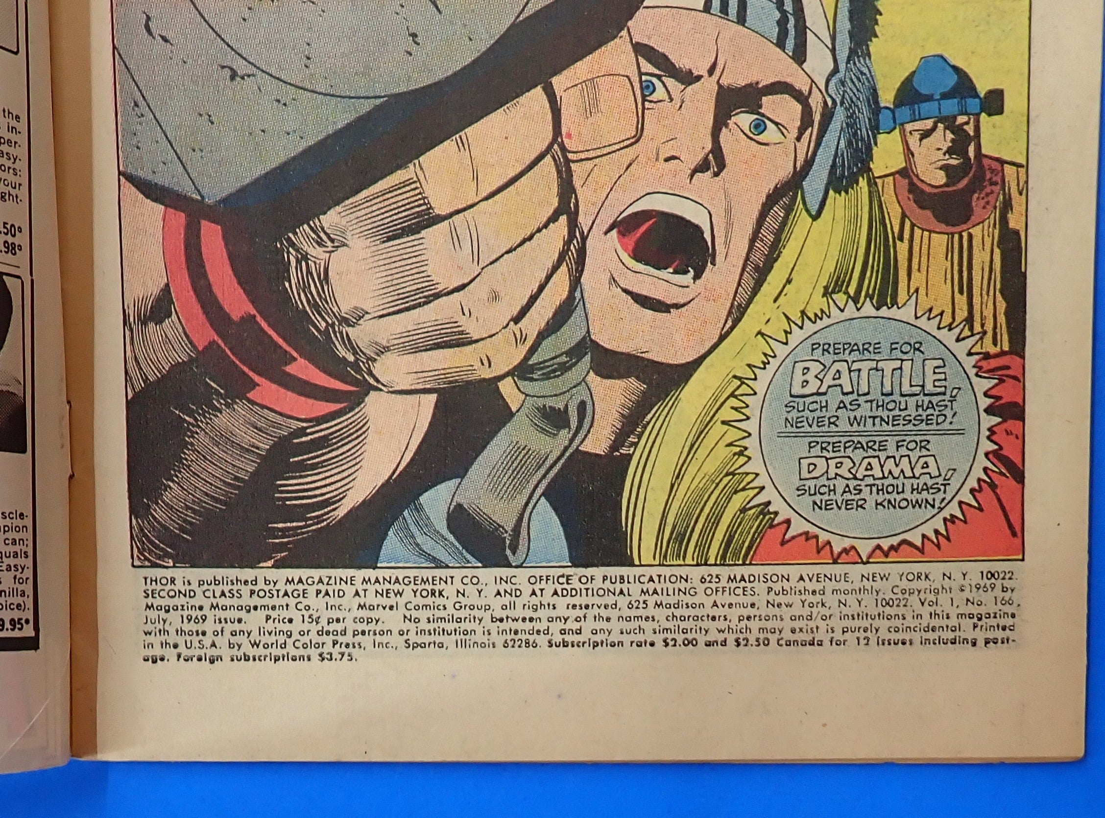 Thor #166 (1969) - VG/FN (5.0) - 2nd App. of Adam Warlock