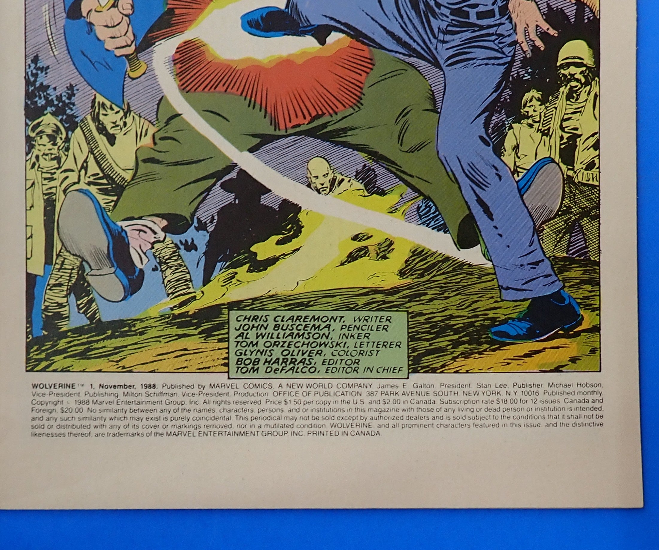 Wolverine #1 (1988) - VF+ (8.5) - Wolverine's 1st Ongoing Series