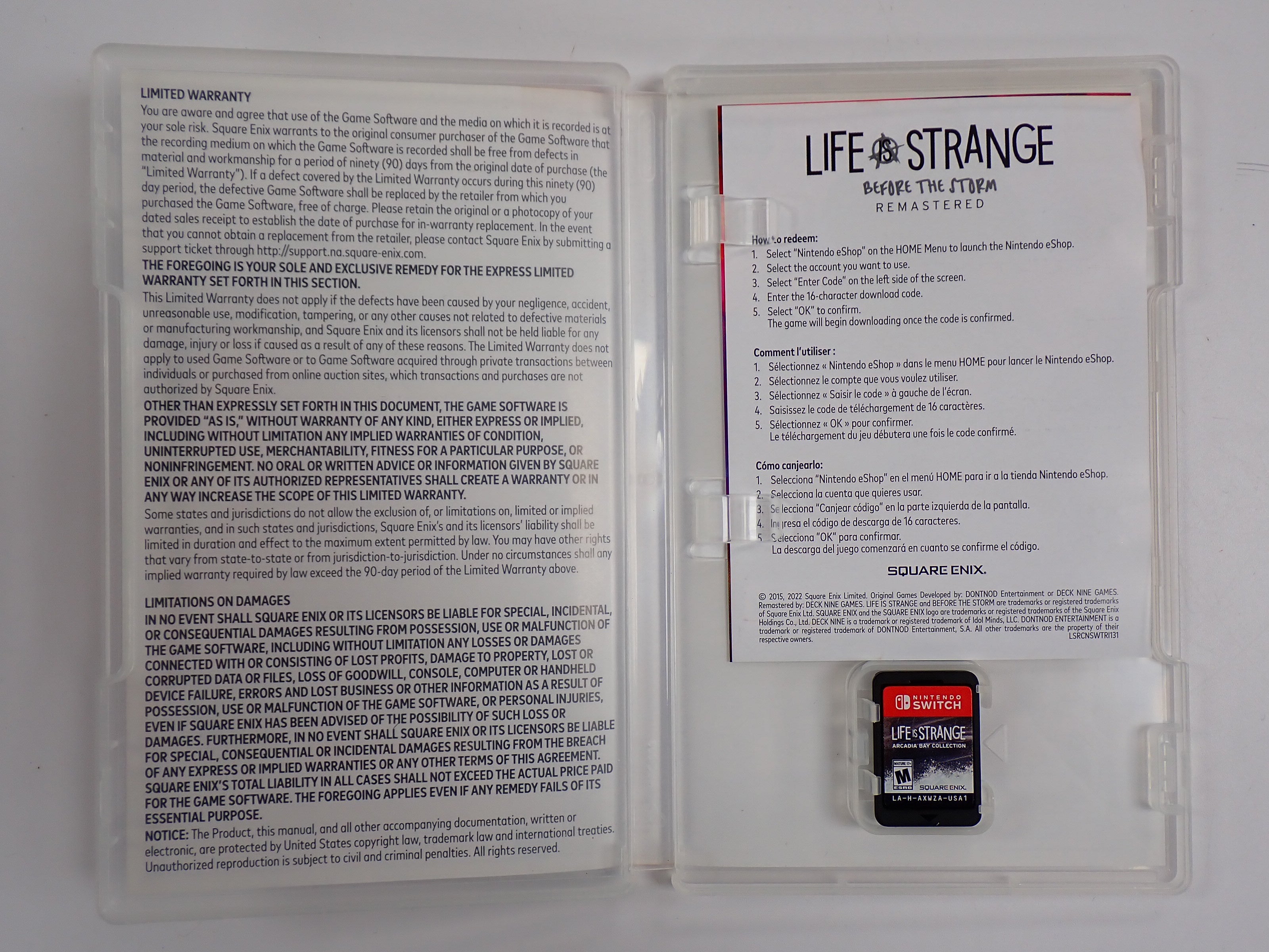 Life is Strange Arcadia Bay Collection - Switch