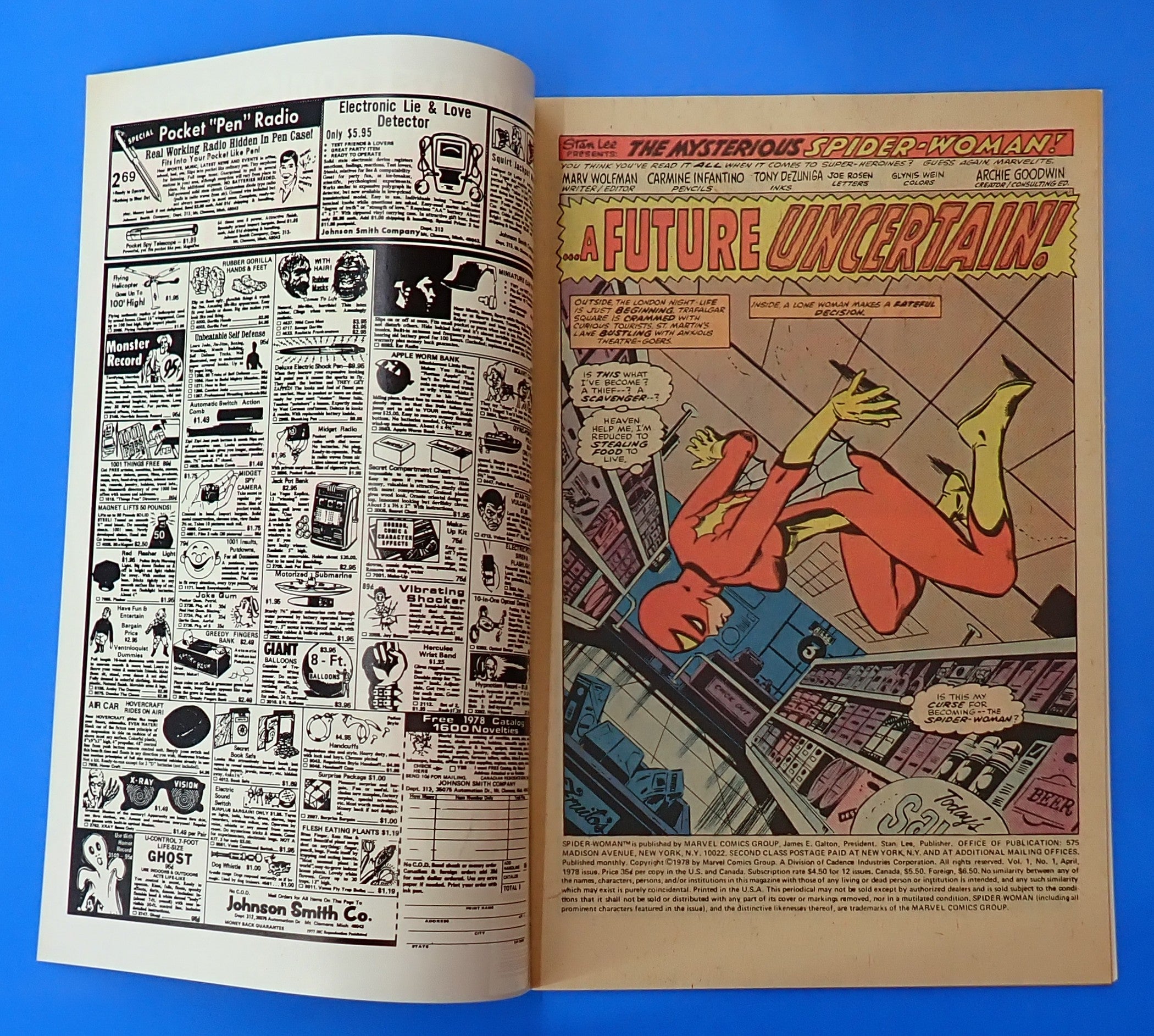 Spider-Woman #1 (1978) - VF+ (8.5) - New Costume & Origin