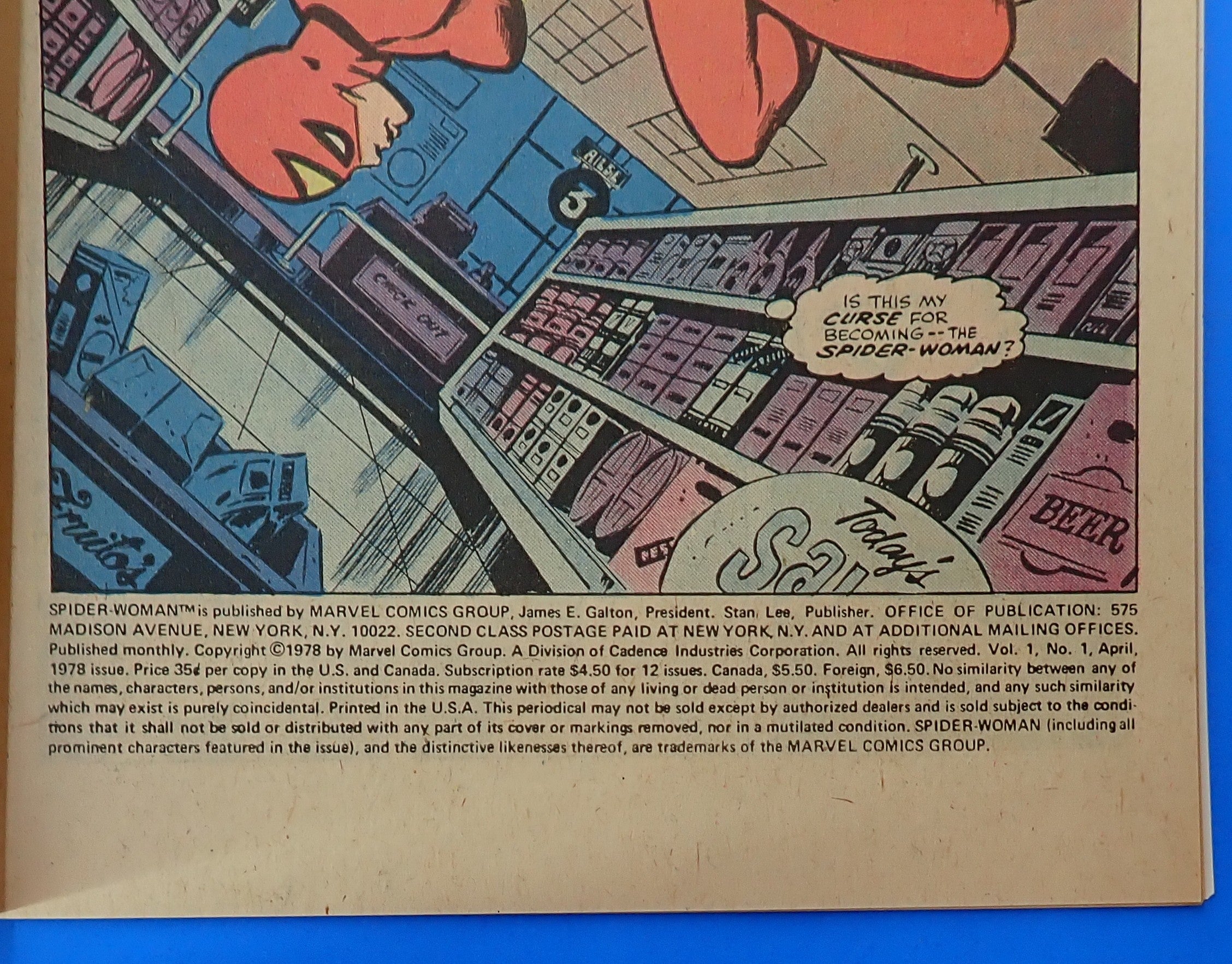 Spider-Woman #1 (1978) - VF+ (8.5) - New Costume & Origin