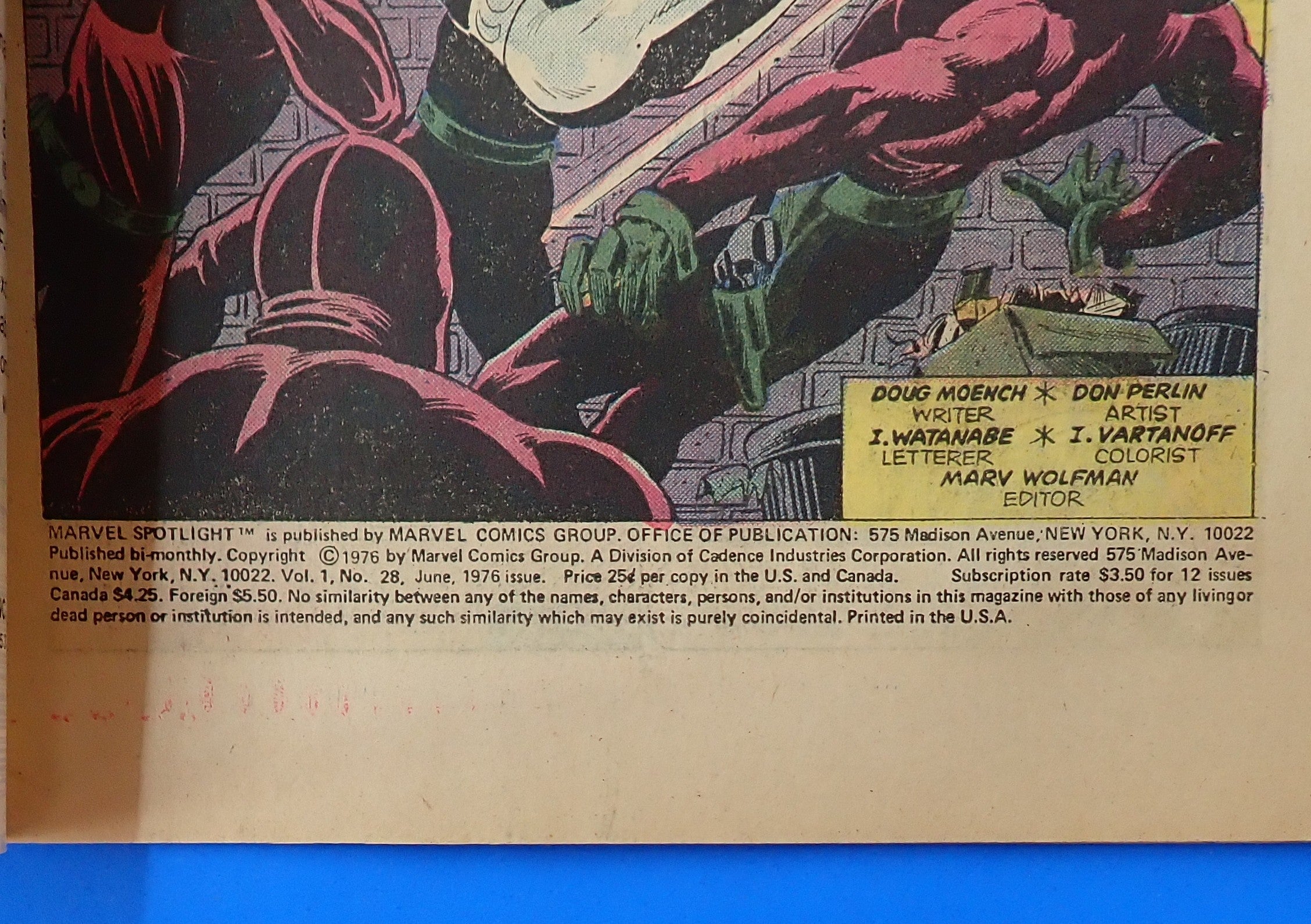 Marvel Spotlight #28 (1978) - FN/VF (7.0) - 1st Solo Moon Knight
