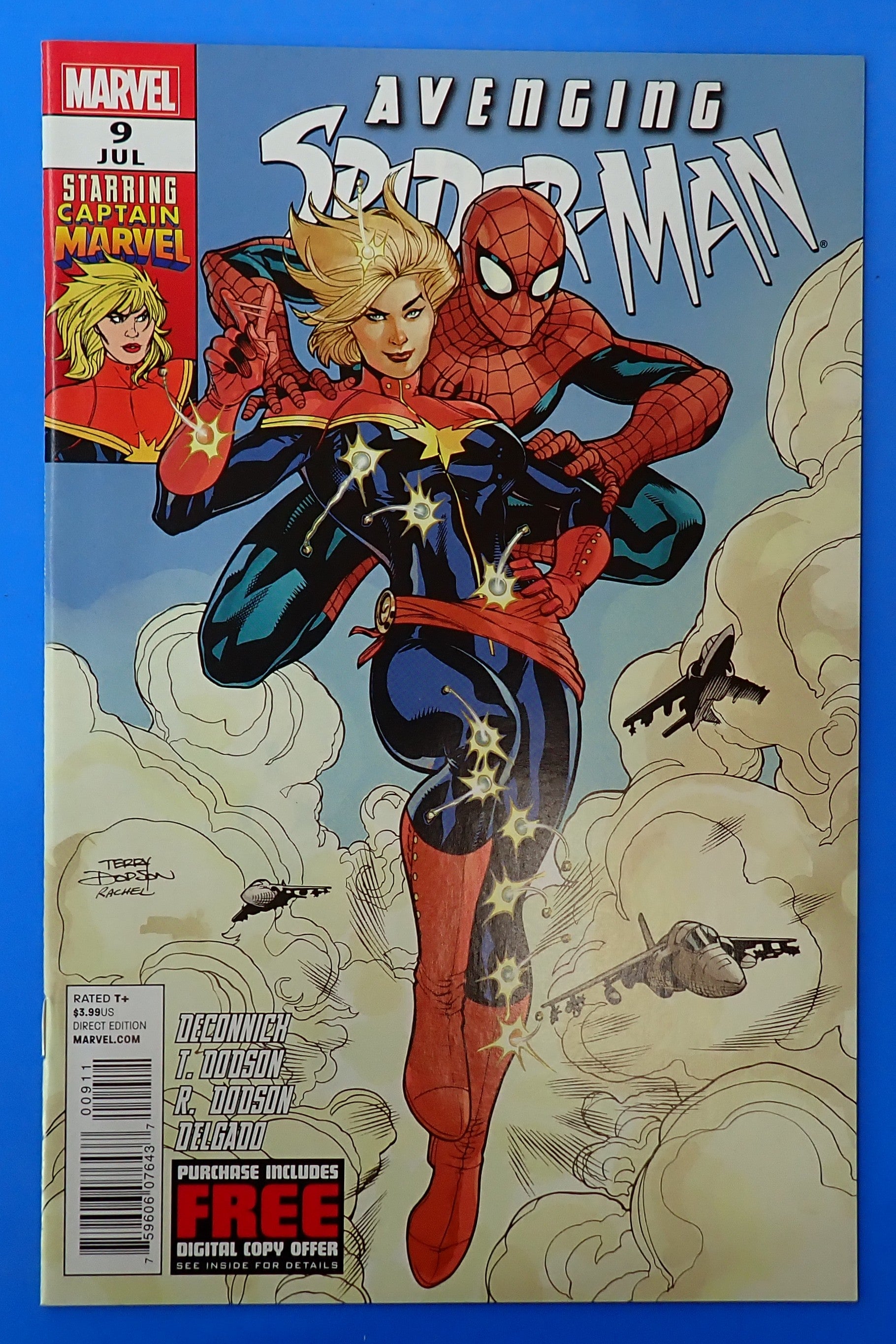 Avenging Spider-Man #9 (2012) - NM- (9.2+) - 1st App. Carol Danvers as Cap. Marvel