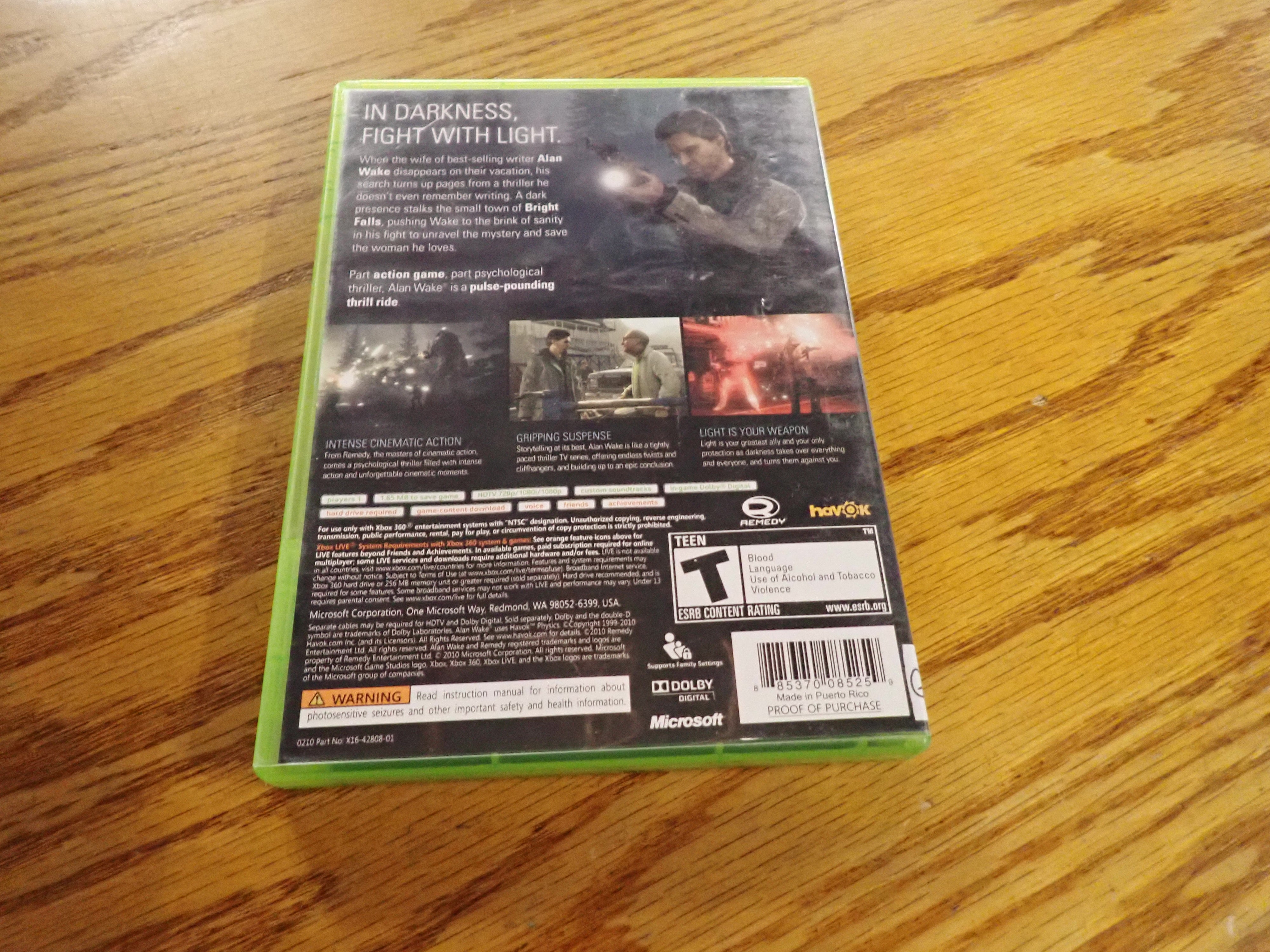 Alan Wake - Xbox 360
