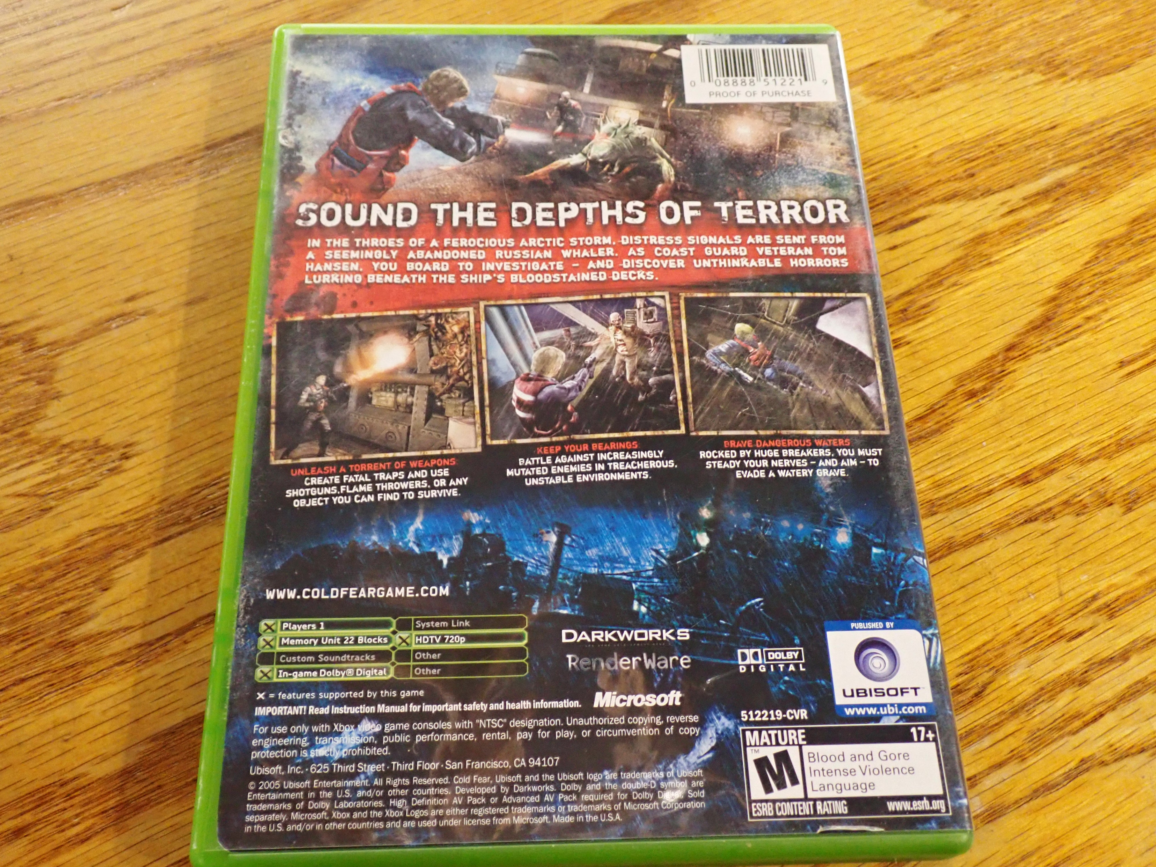 Cold Fear - Xbox 360