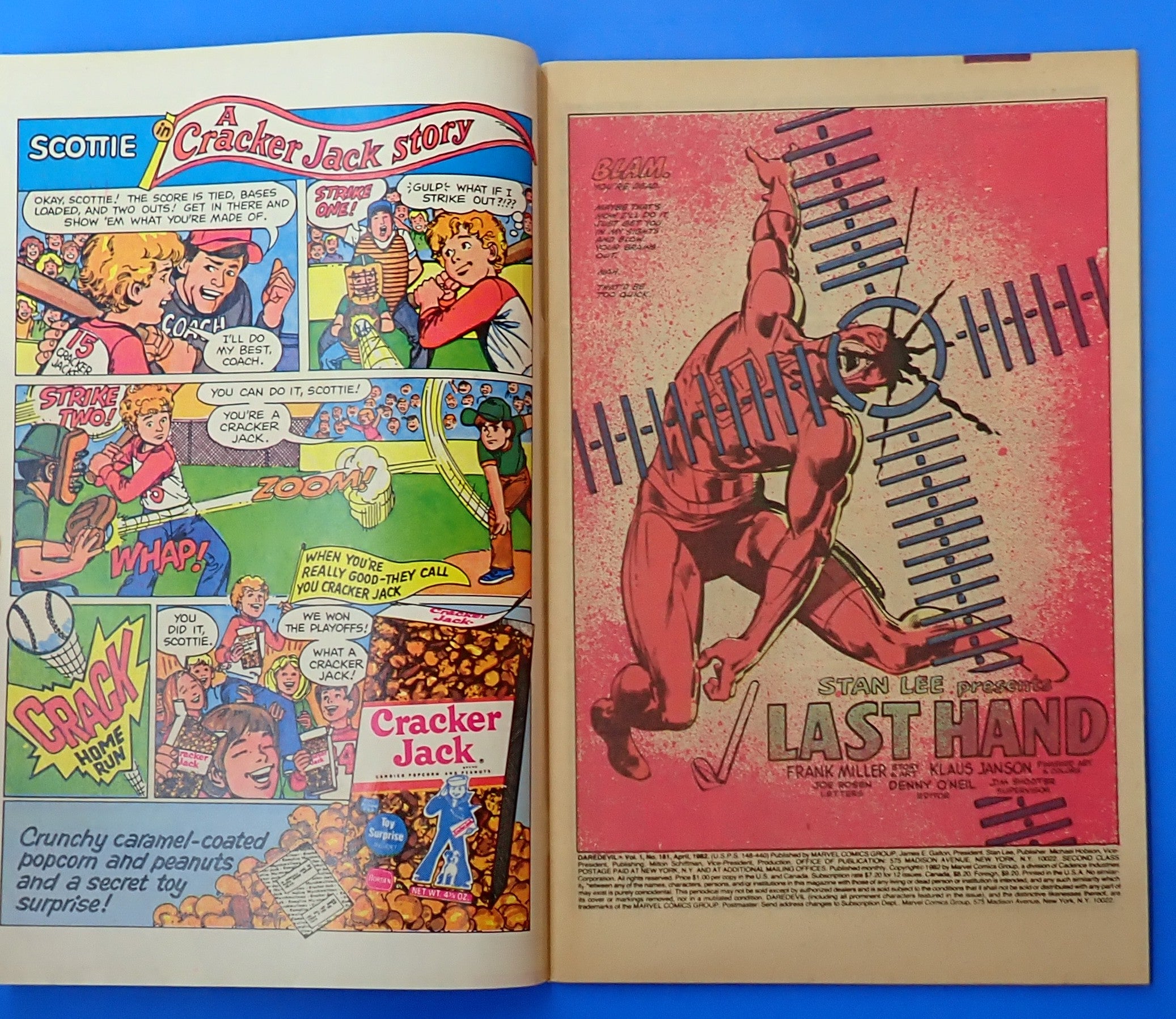 Daredevil #181 (1982) - FN/VF (7.0) - Death of Elektra
