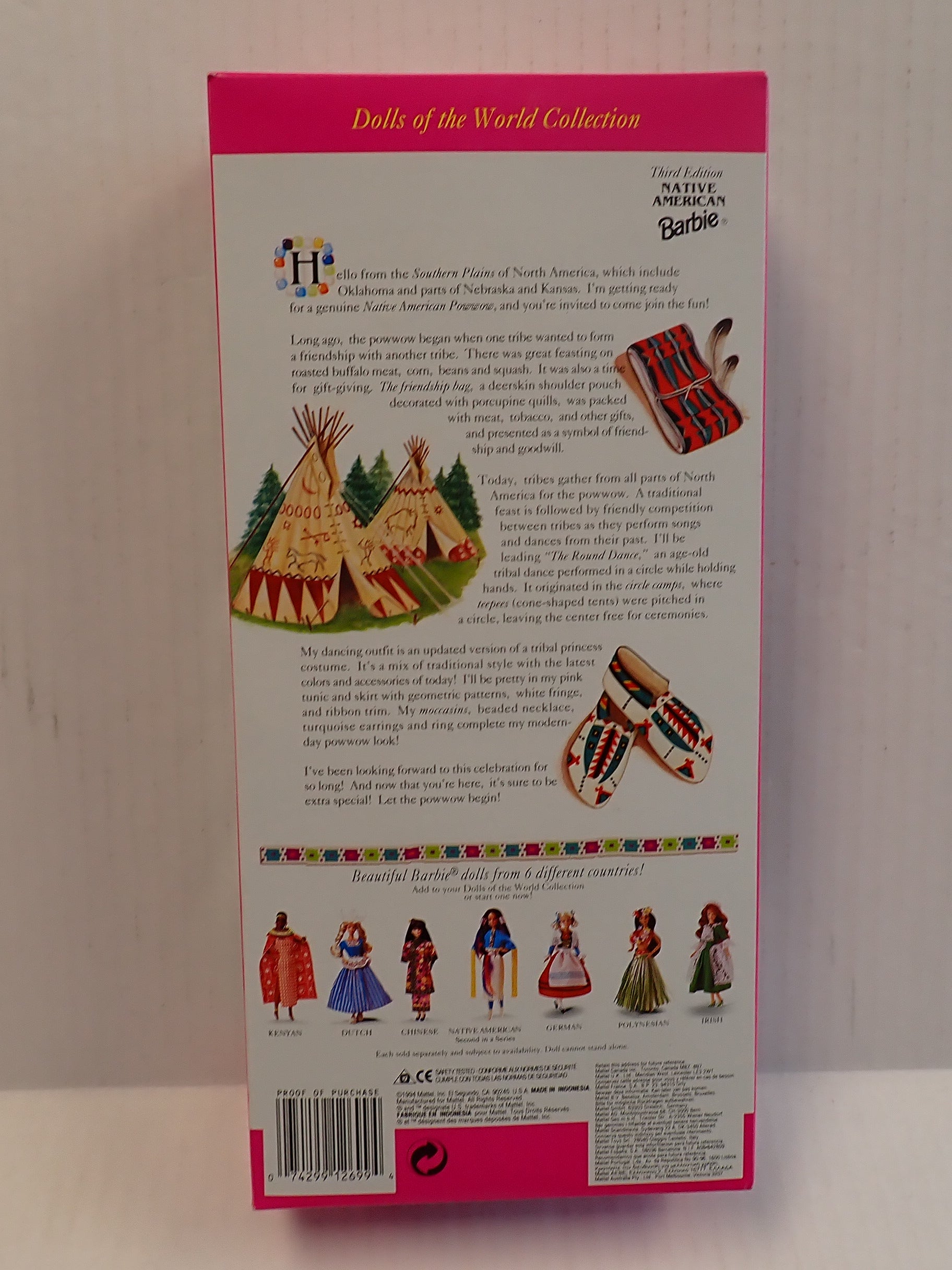 Native American Barbie (Third Edition) - Dolls of the World Collection [Pre-Owned]