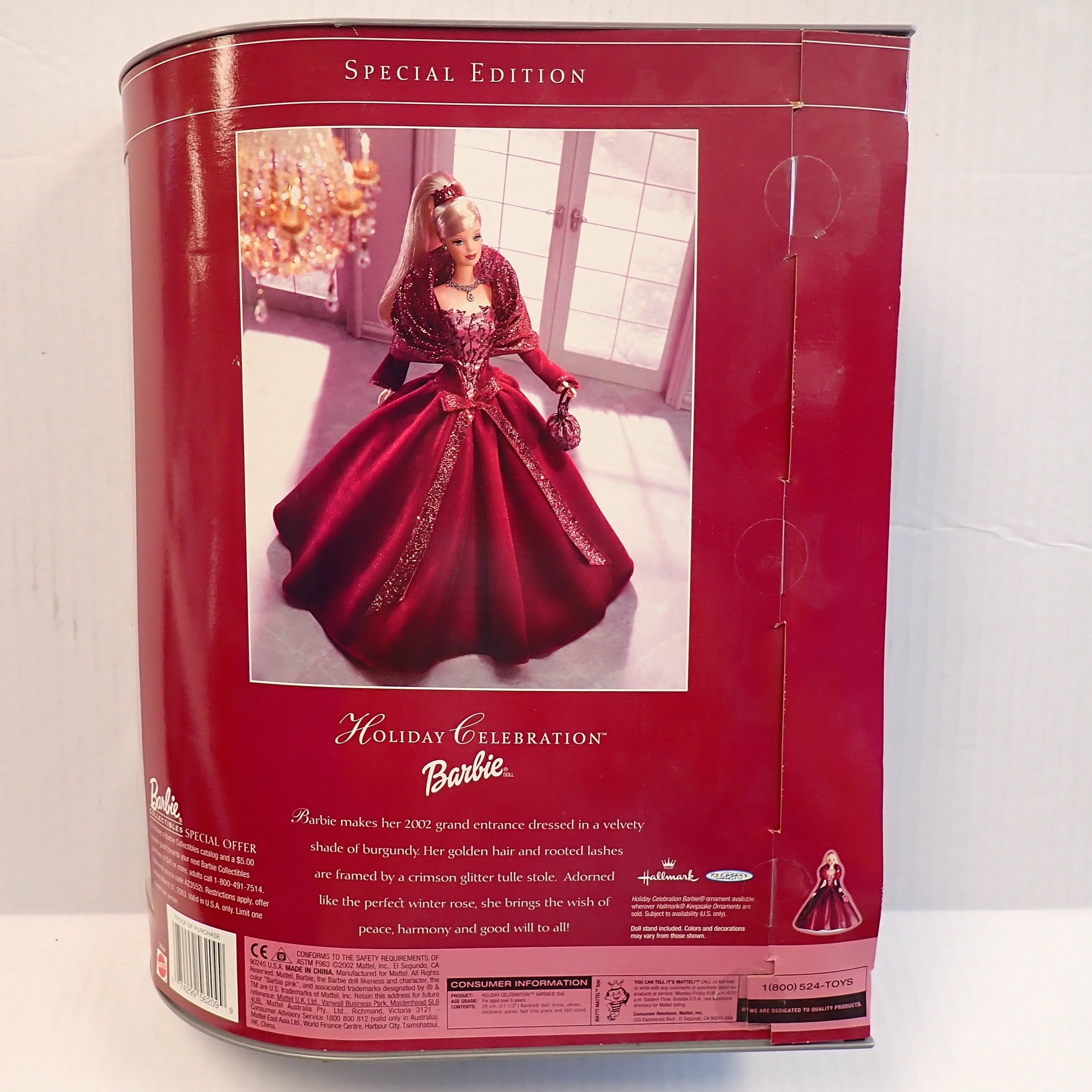 Holiday Celebration Barbie 2002 [Pre-Owned]