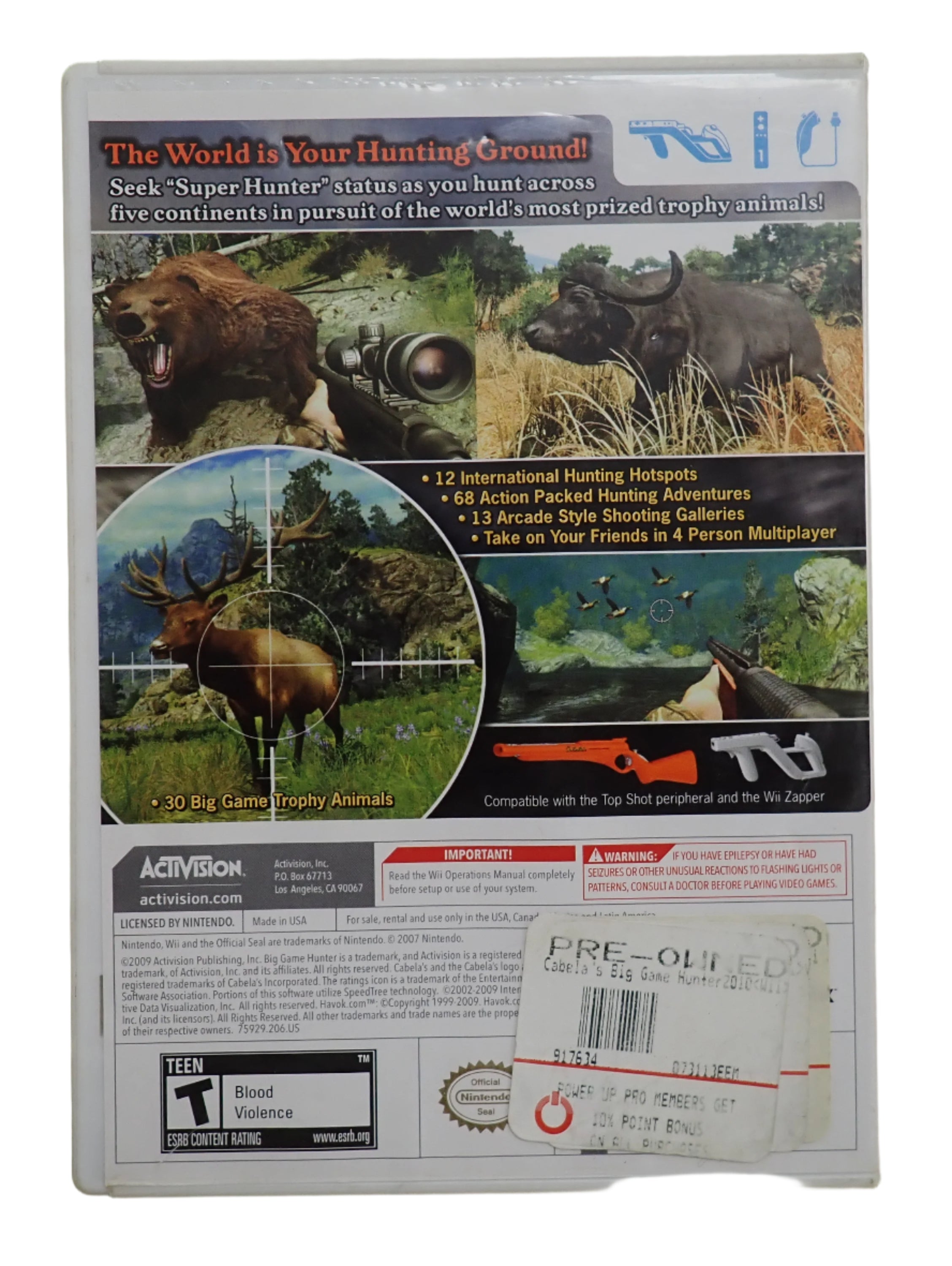 Cabela's Big Game Hunter 2010 - Wii