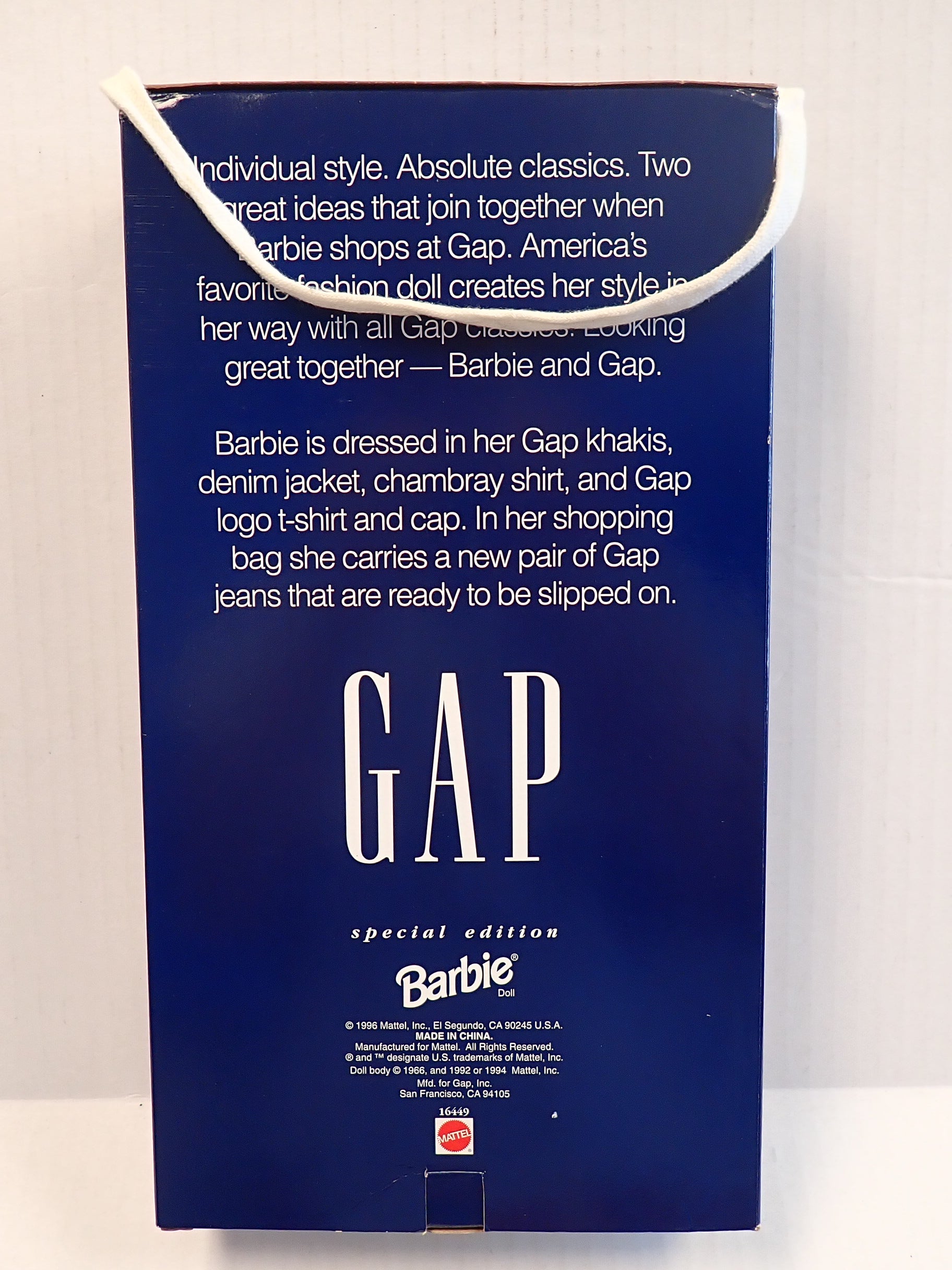 1996 Special Edition Gap Barbie [Pre-Owned]