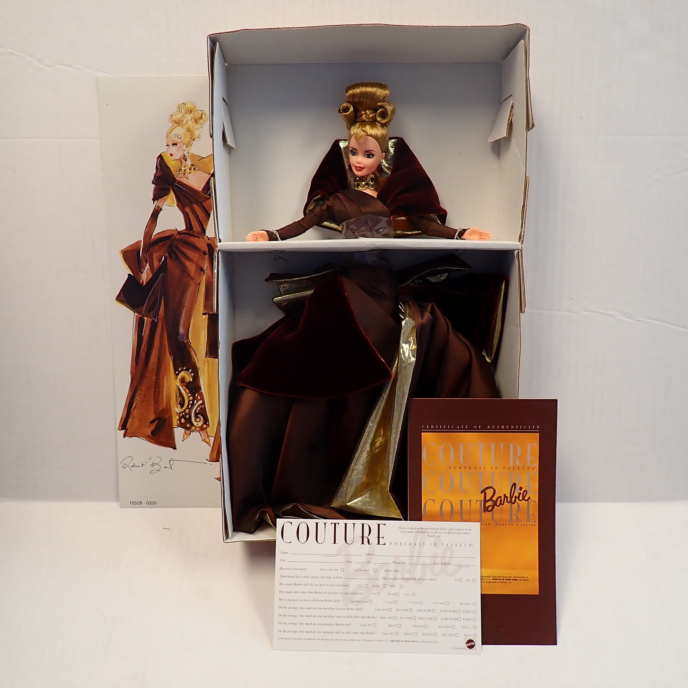 1996 Portrait in Taffeta Barbie - Couture Collection [Pre-Owned]
