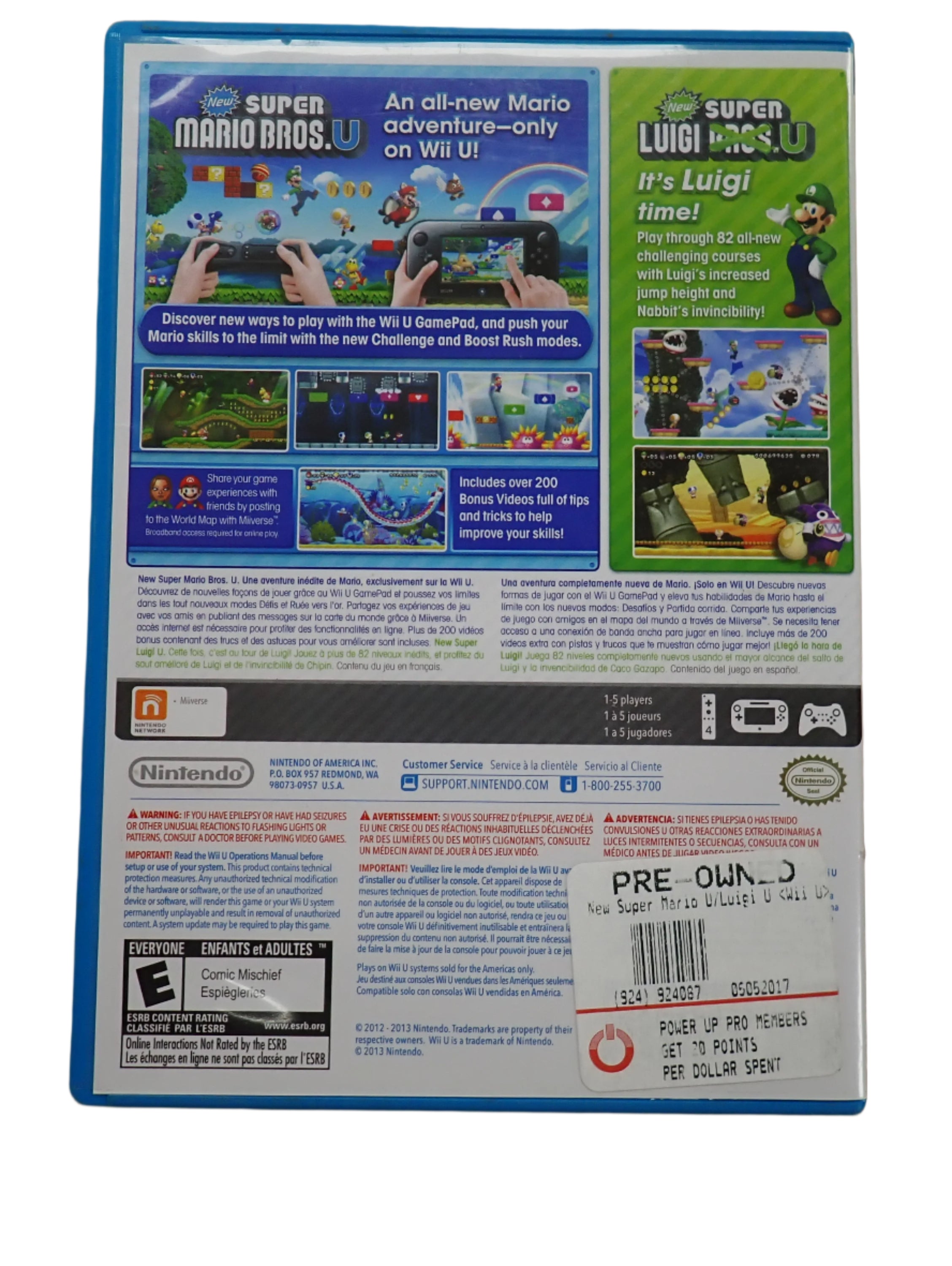 New Super Mario Bros. U + New Super Luigi U - Wii U