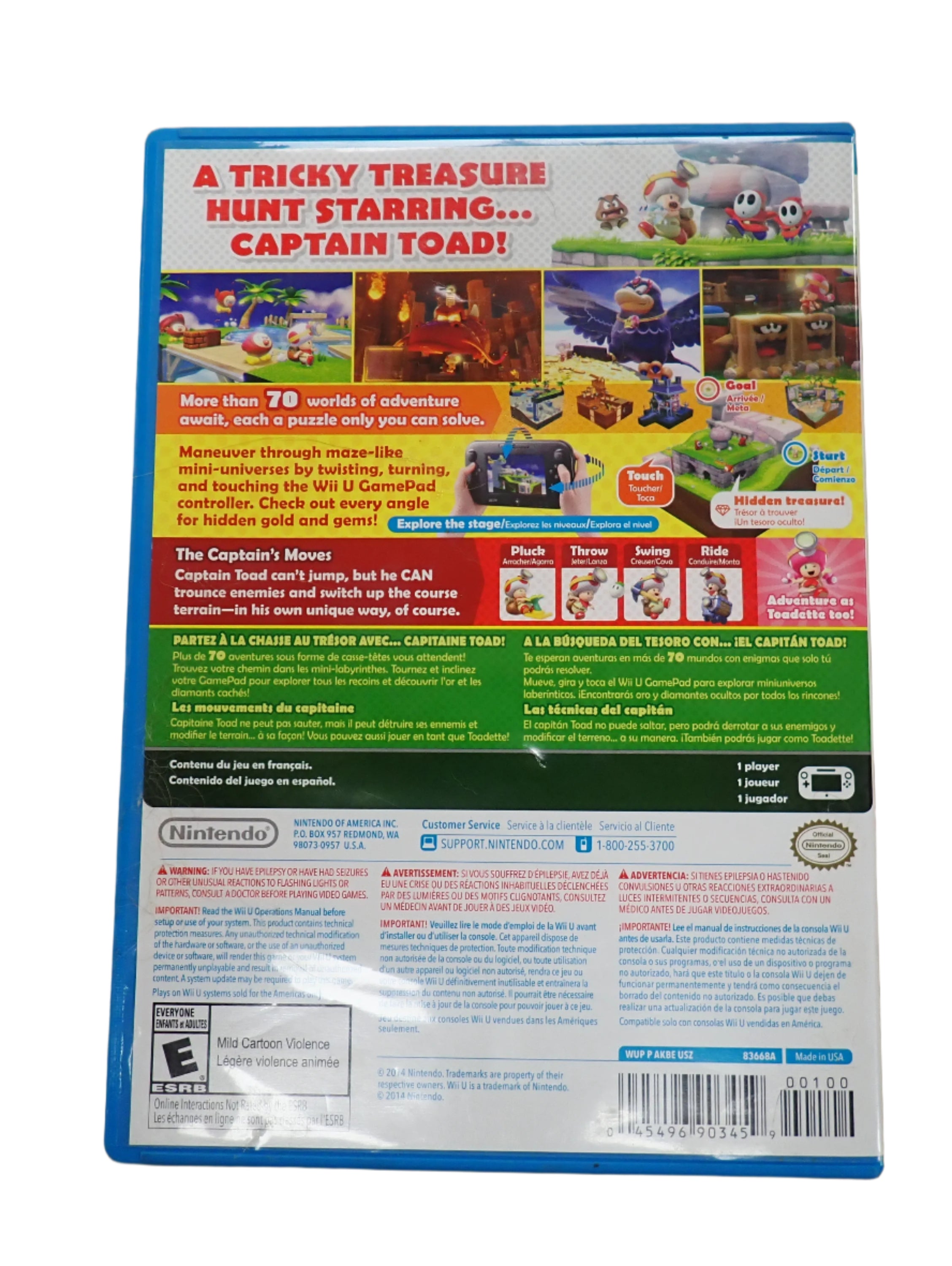 Captain Toad Treasure Tracker - Wii U