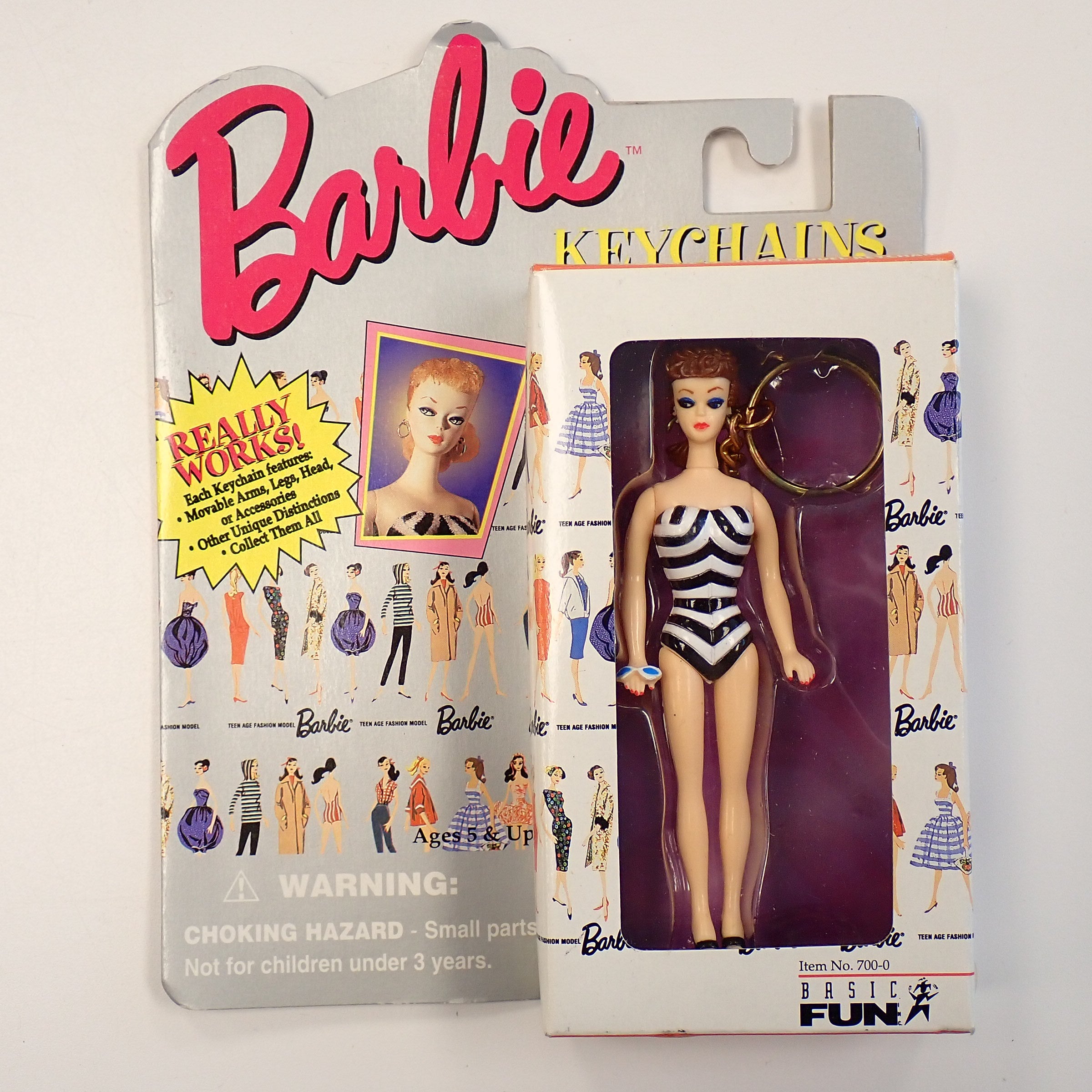 1995 Barbie "Original 1959 Swimsuit" Keychain [Pre-Owned]