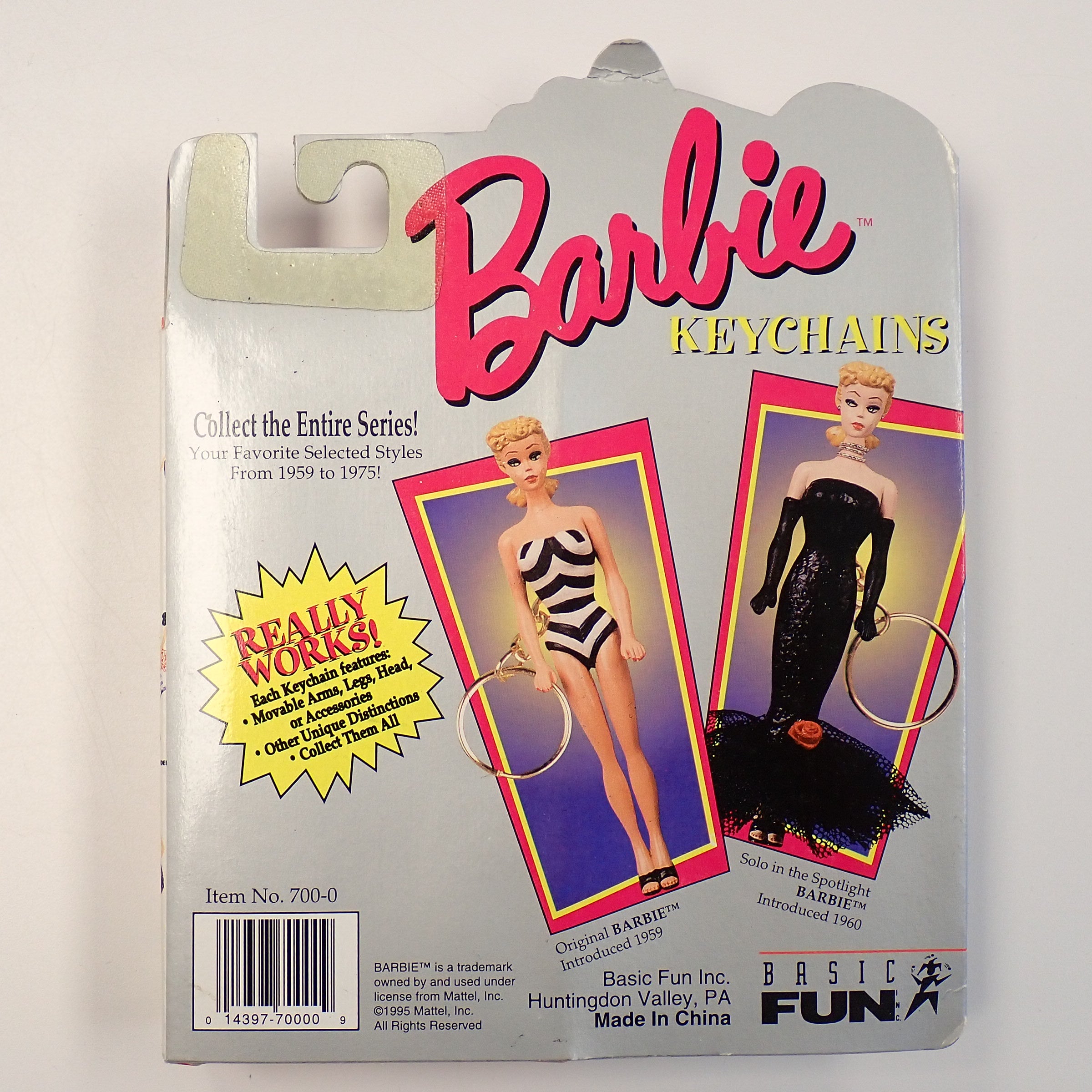 1995 Barbie "Original 1959 Swimsuit" Keychain [Pre-Owned]