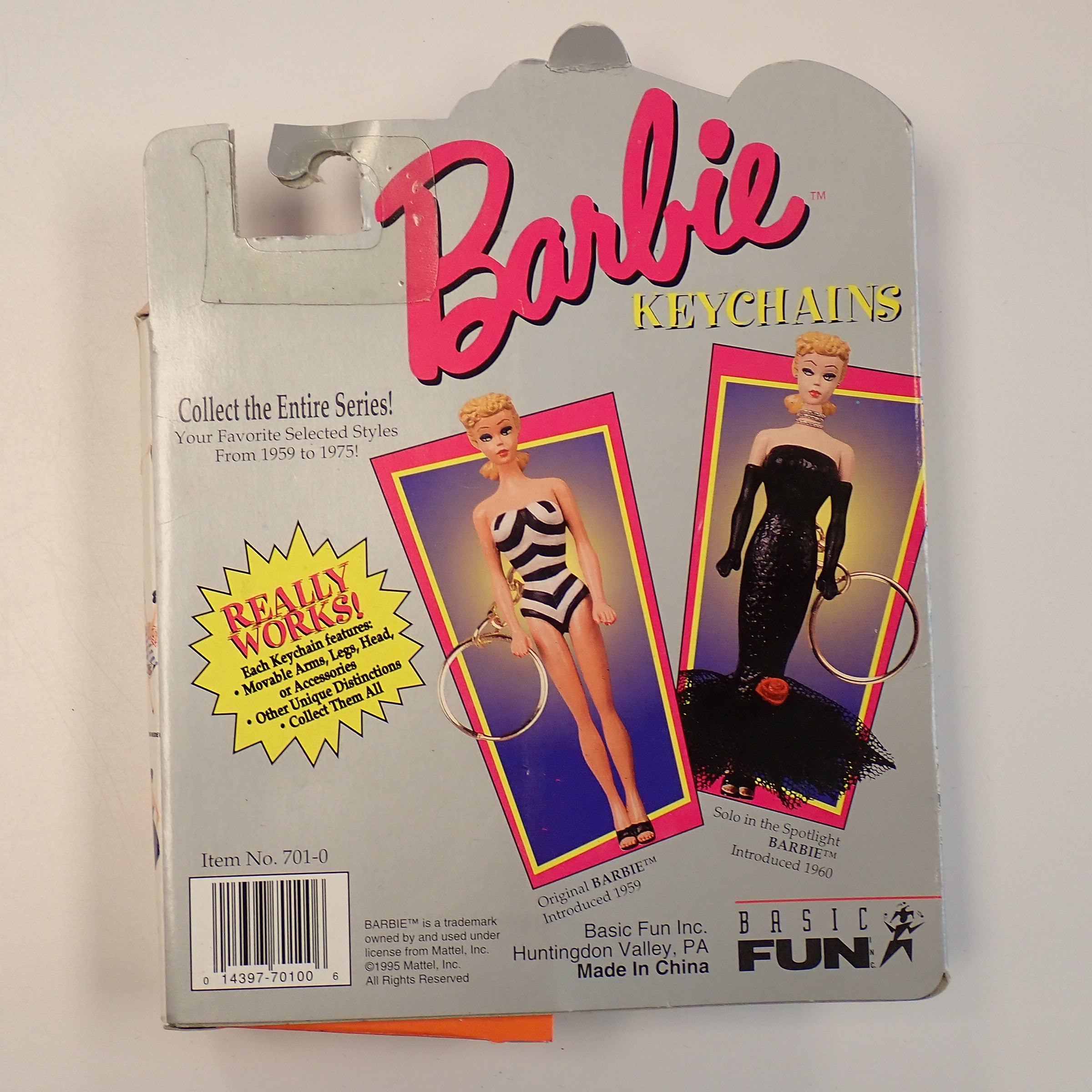 1995 Barbie "Solo in the Spotlight" Keychain [Pre-Owned]