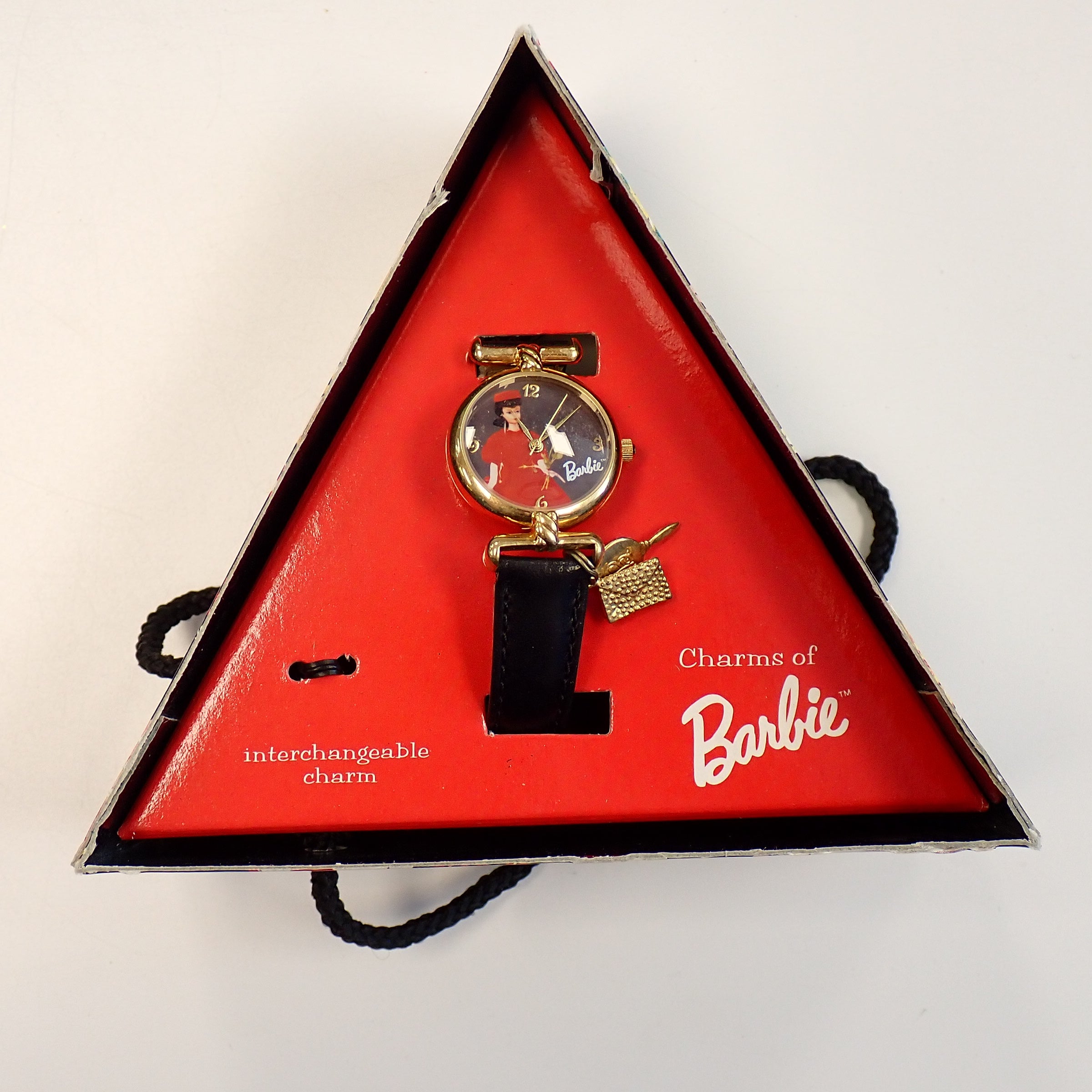 1995 "Charms of Barbie" Red Flare Quartz Watch [Pre-Owned]