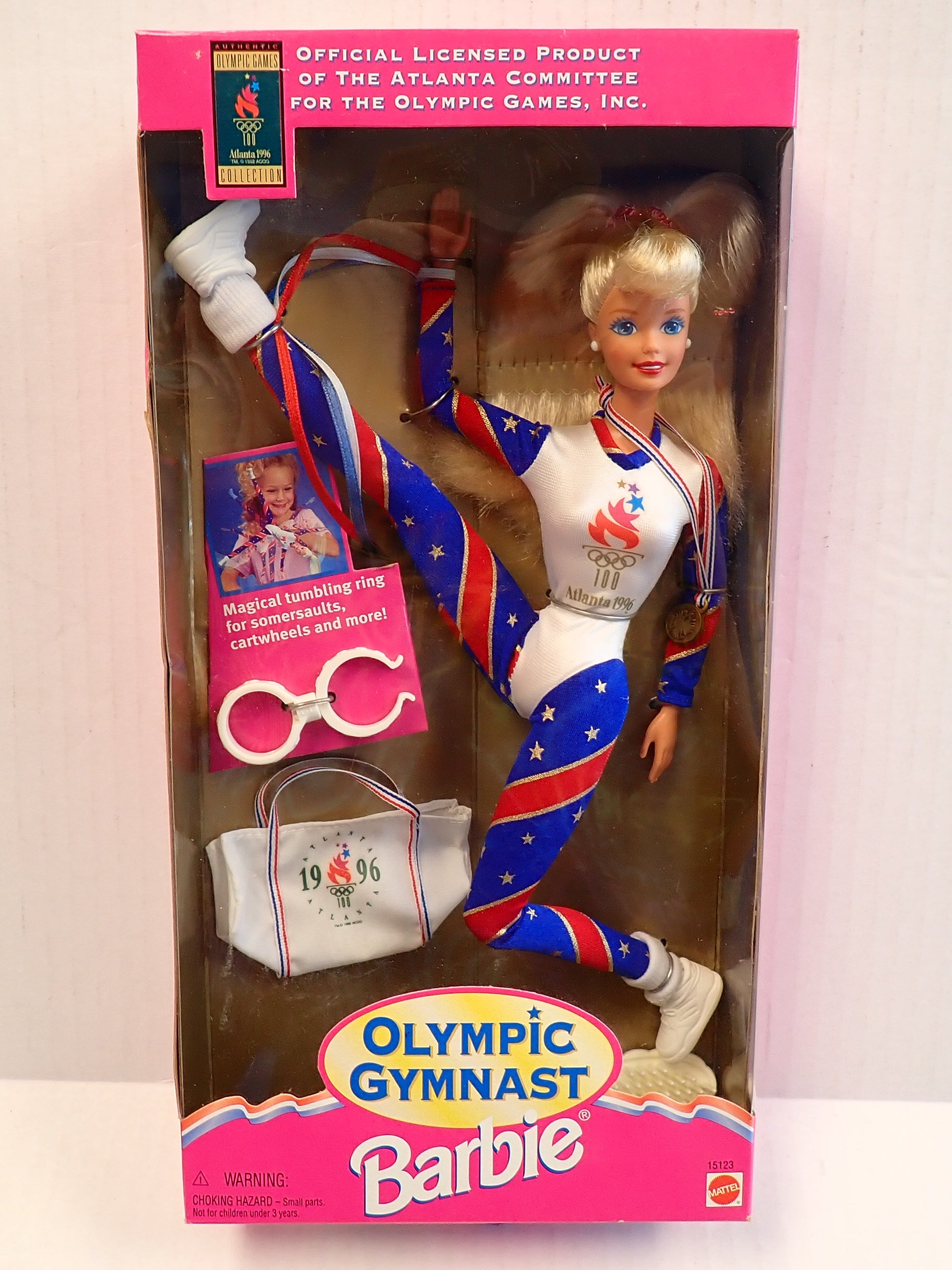 1996 Atlanta Games Olympic Gymnast Barbie  [Pre-Owned]