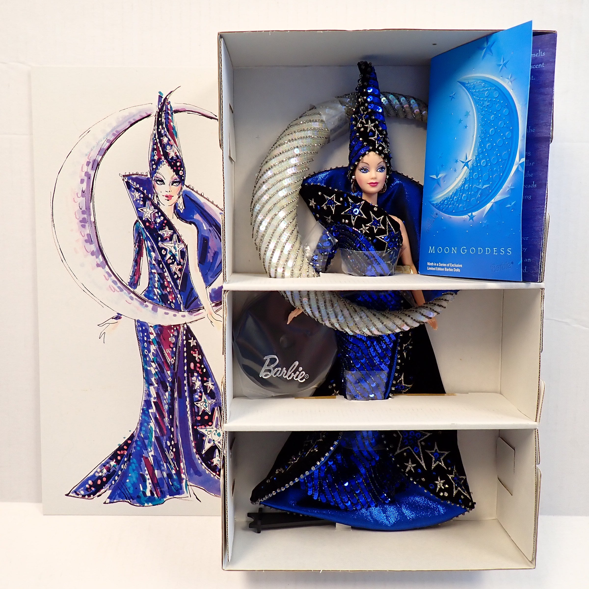1996 Moon Goddess Barbie - Designed by Bob Mackie [Pre-Owned]