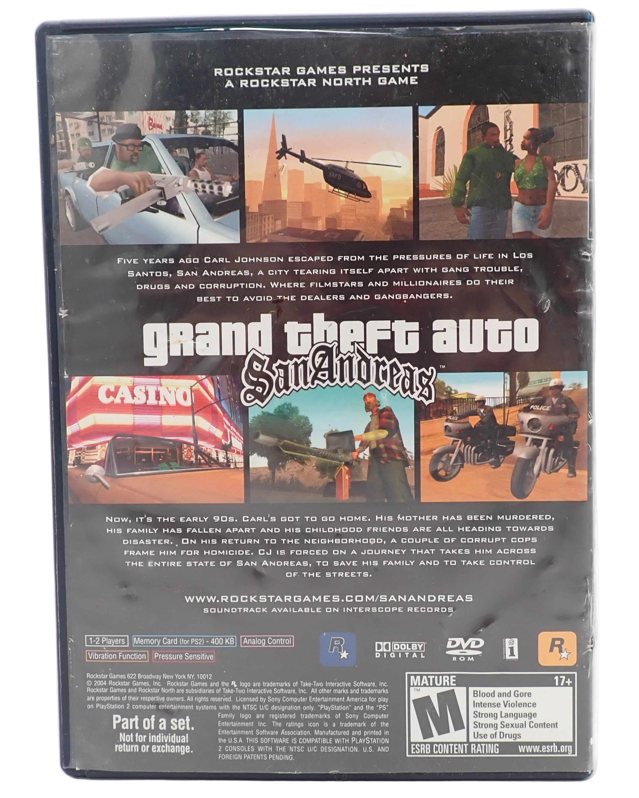 Grand Theft Auto San Andreas - PS2
