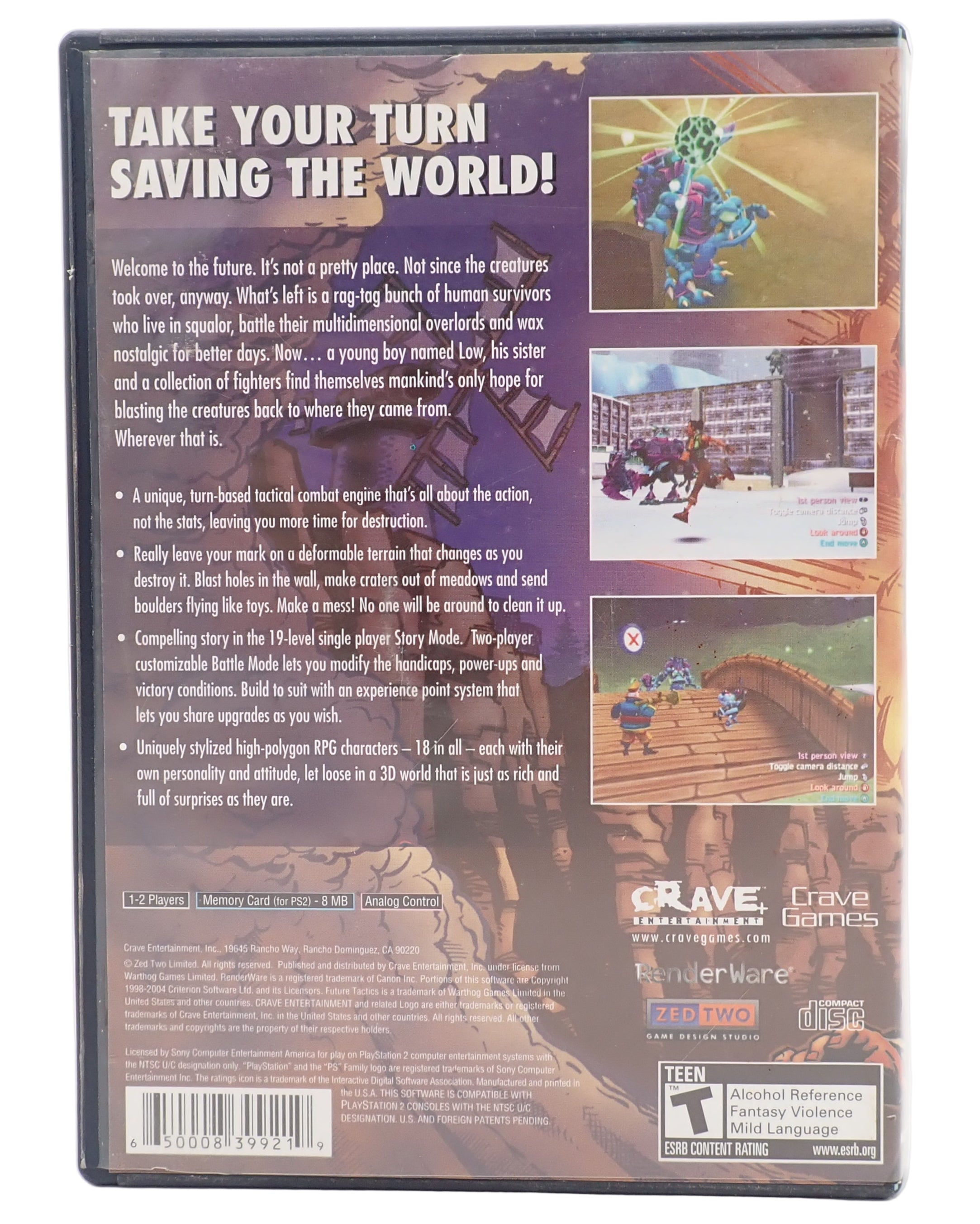 Future Tactics the Uprising - PS2