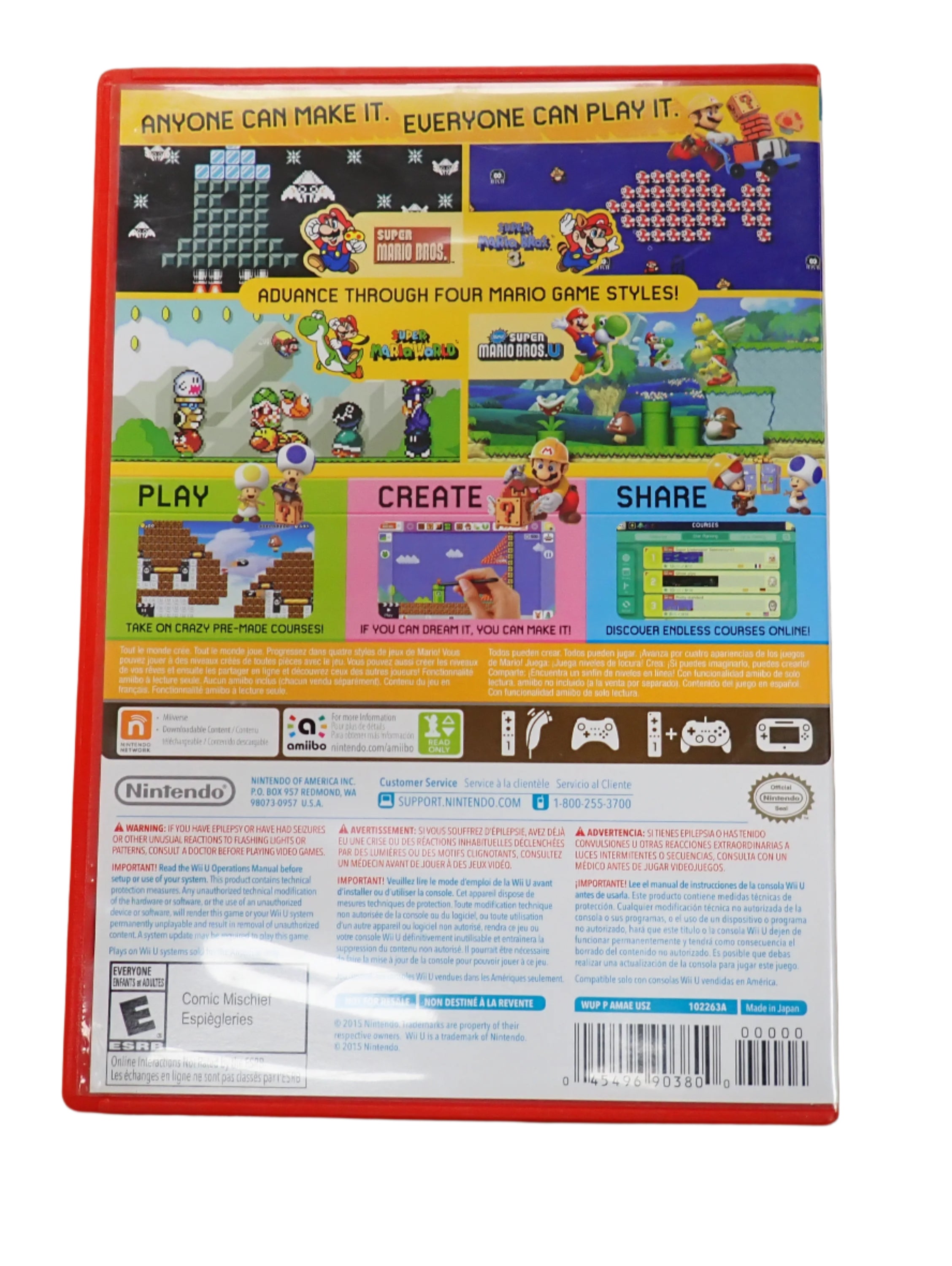 Super Mario Maker - Wii U